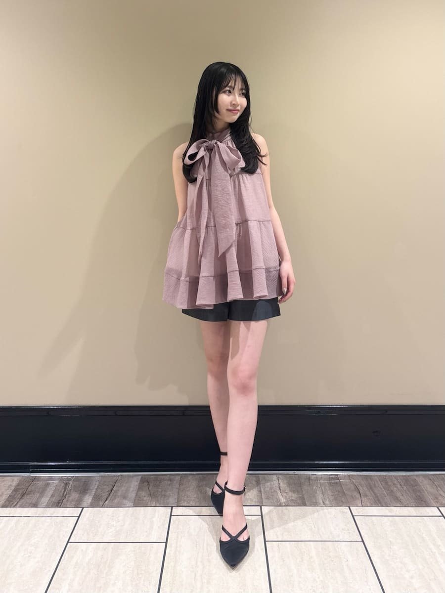 LILY BROWN｜アメスリティアード2wayブラウス | Rakuten Fashion(楽天