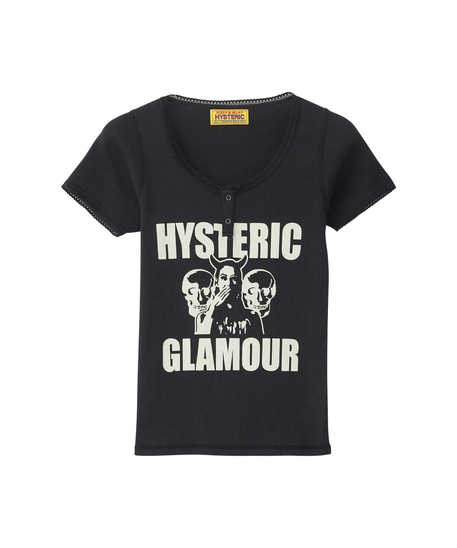 HYSTERIC GLAMOUR｜SKELETON HANDS チビTシャツ | Rakuten Fashion