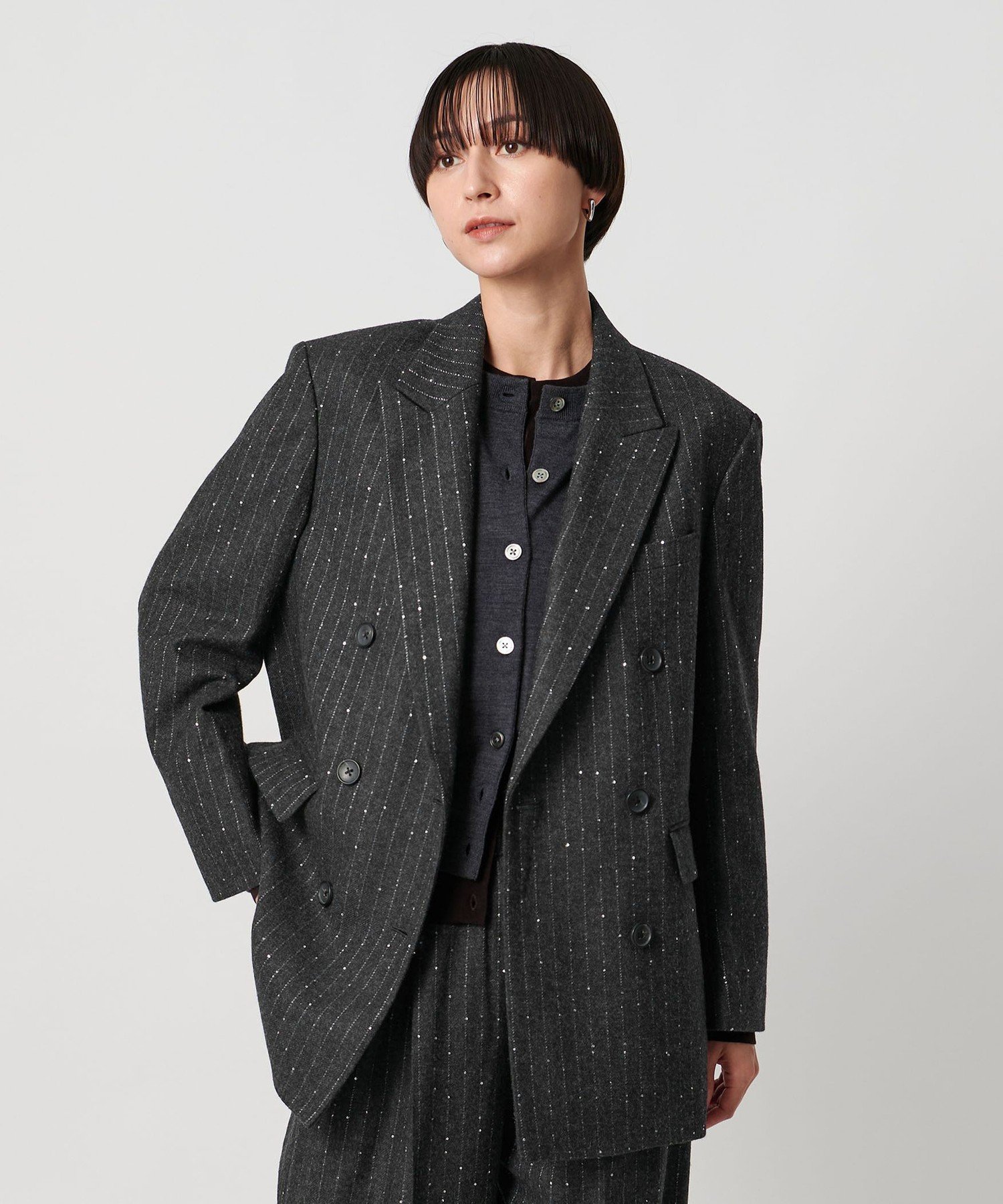 UNITED ARROWS｜ダブルブレスト ストライプ ジャケット | Rakuten