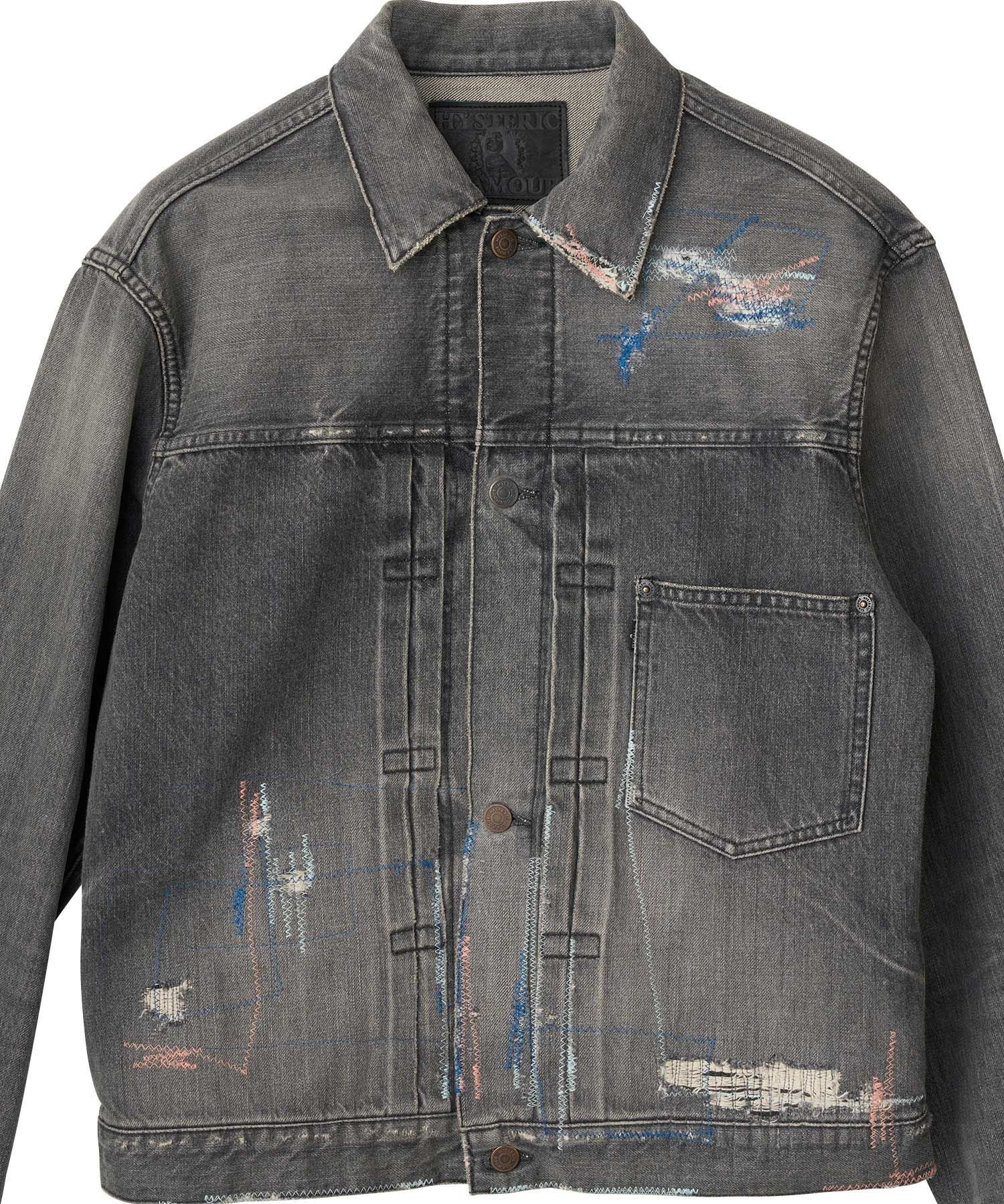 HYSTERIC GLAMOUR｜MSR加工 1ST TYPE WW2デニムジャケット | Rakuten
