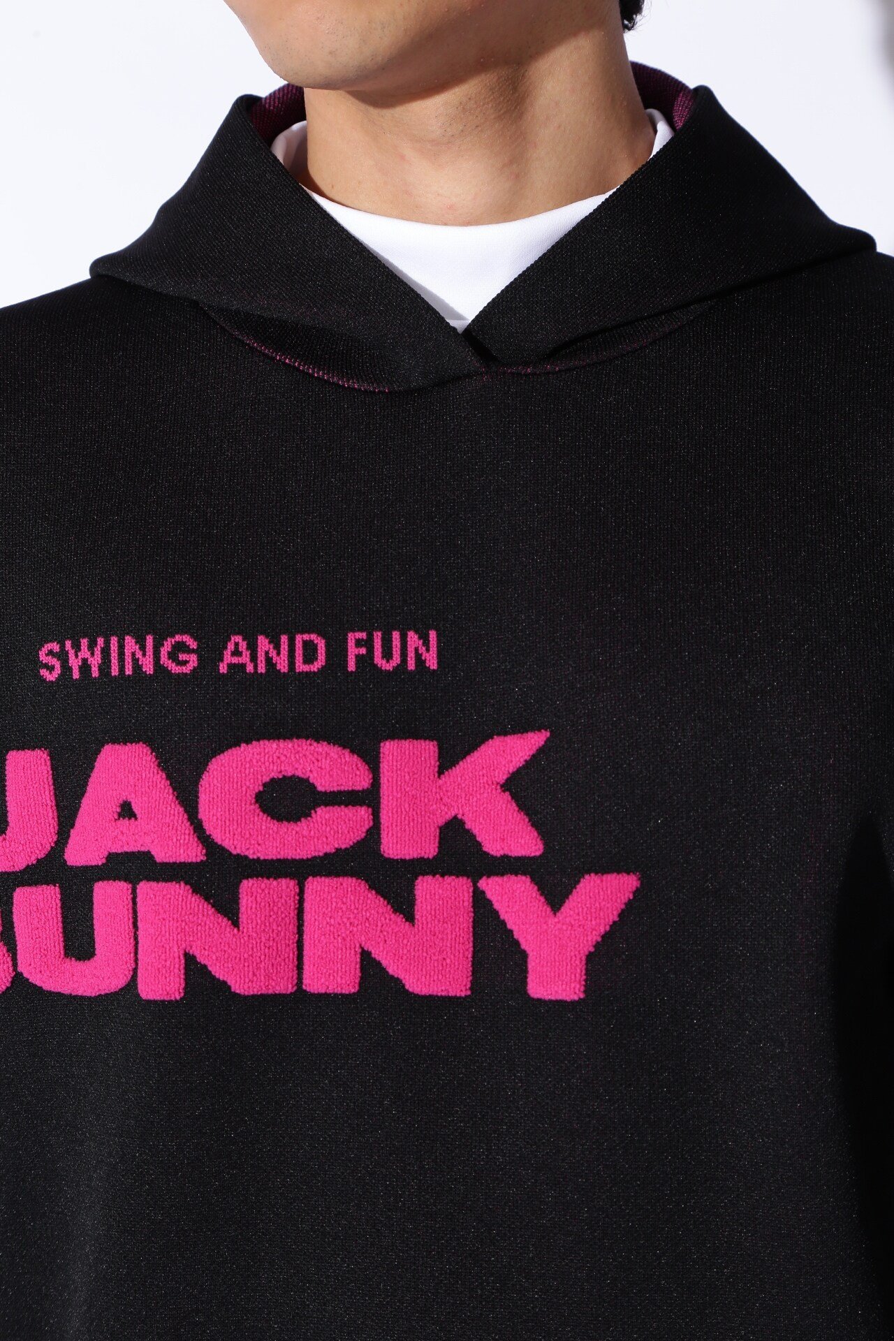 Jack Bunny!!｜ロゴジャガードニットフーディ | Rakuten Fashion(楽天