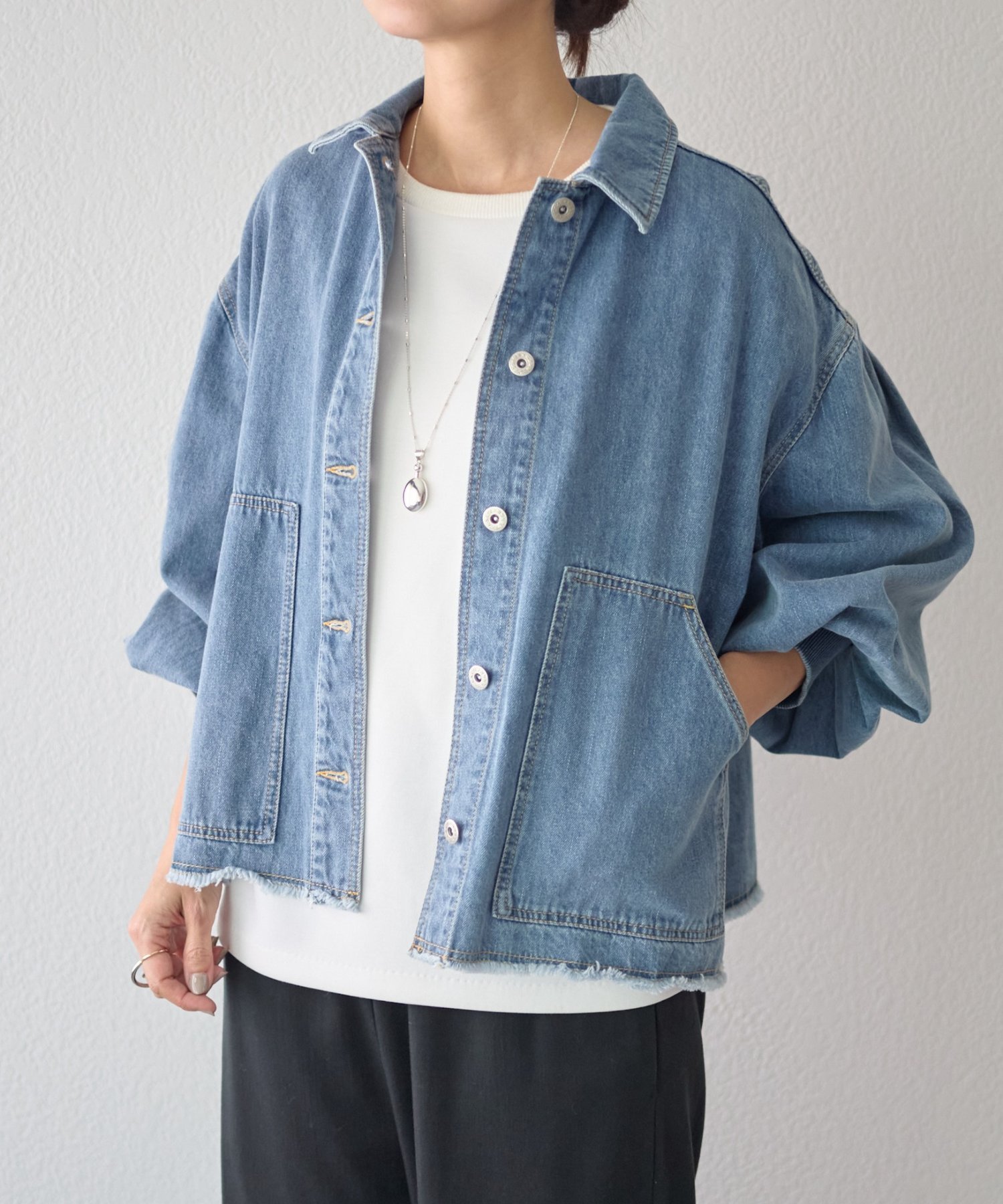 BEARDSLEY｜袖リブGジャン《FRIPIER》 | Rakuten Fashion(楽天