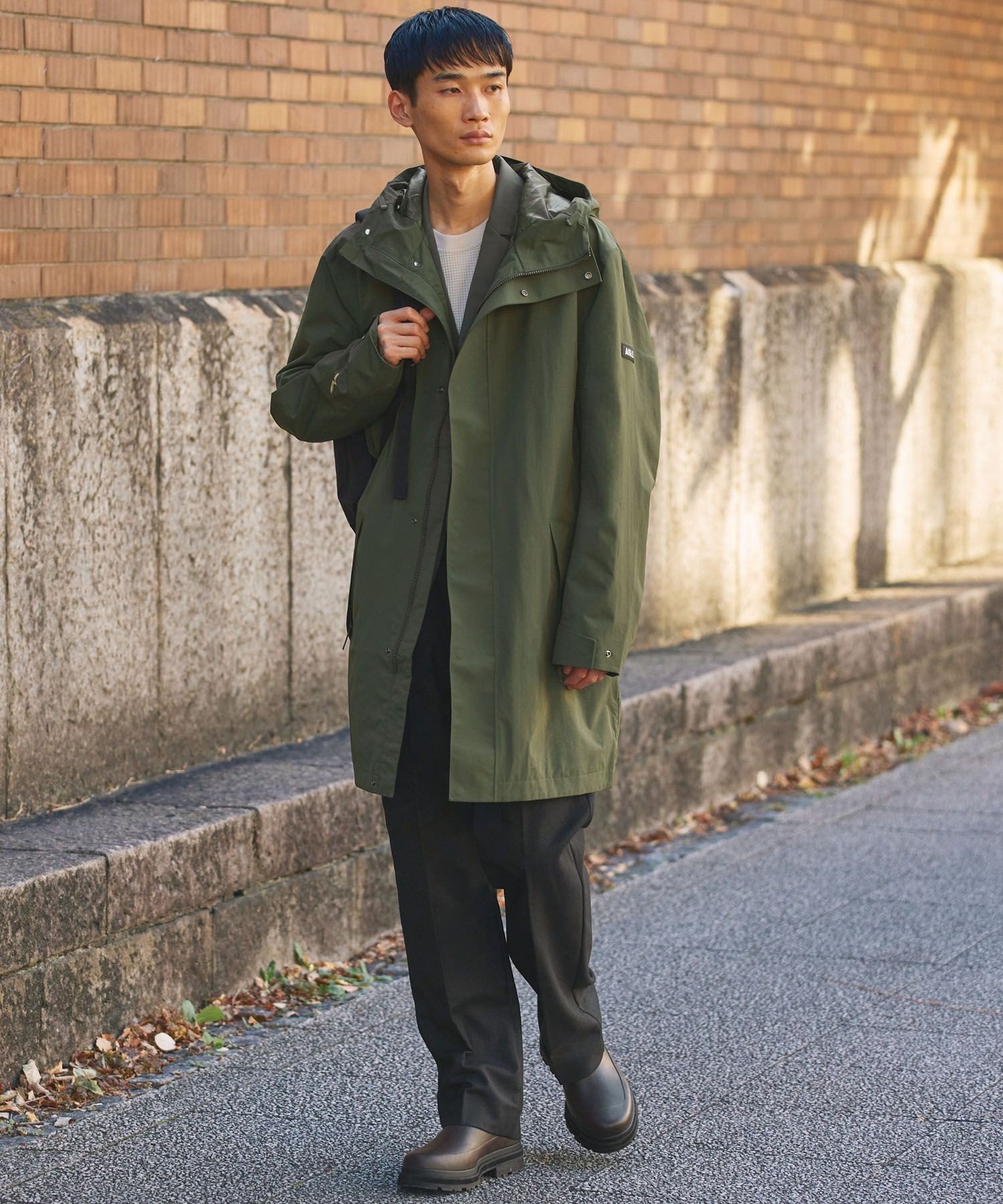 AIGLE｜透湿防水 ロングフーデッドコート | Rakuten Fashion(楽天