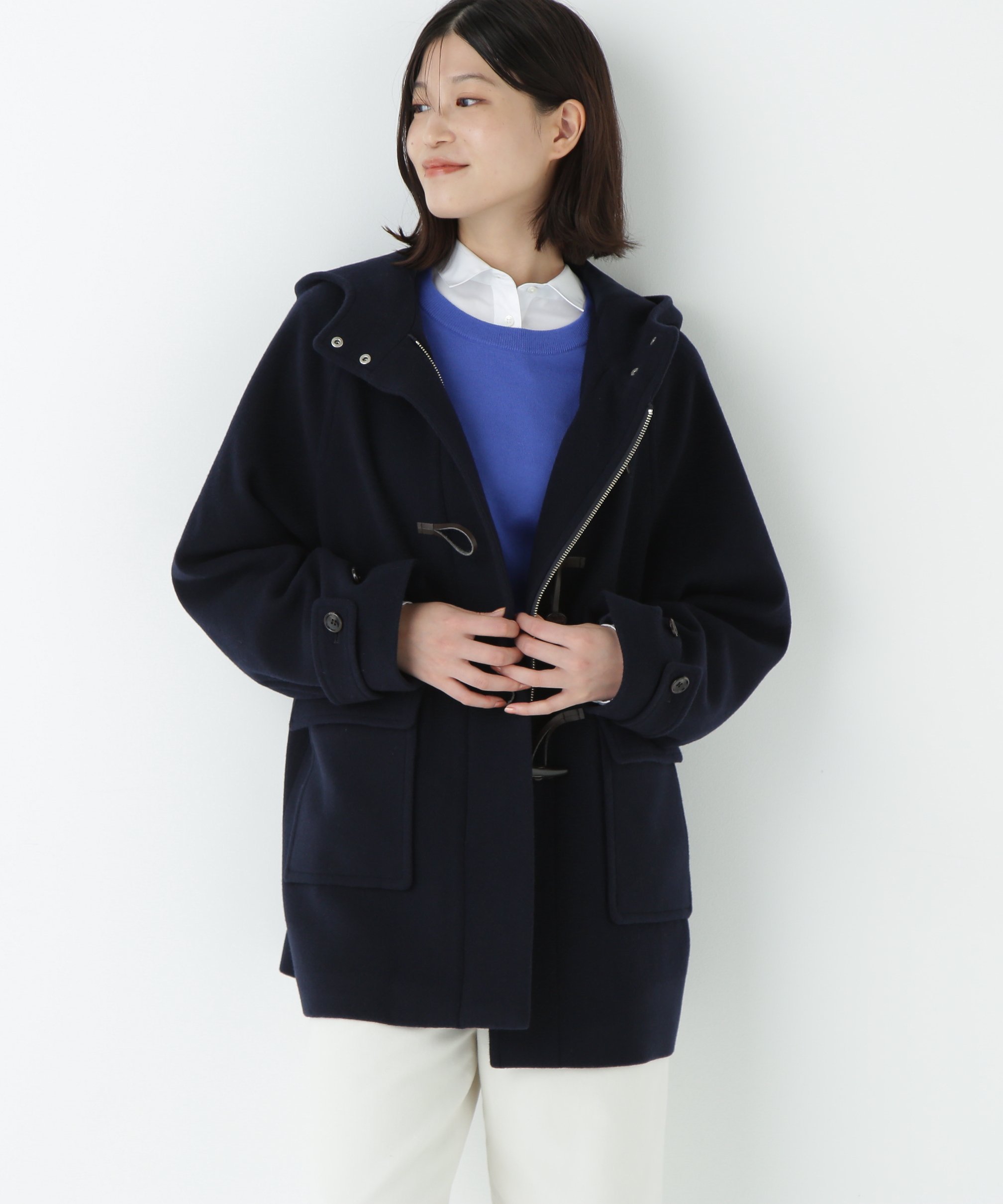 human woman｜◇モッサミドルダッフルコート | Rakuten Fashion(楽天