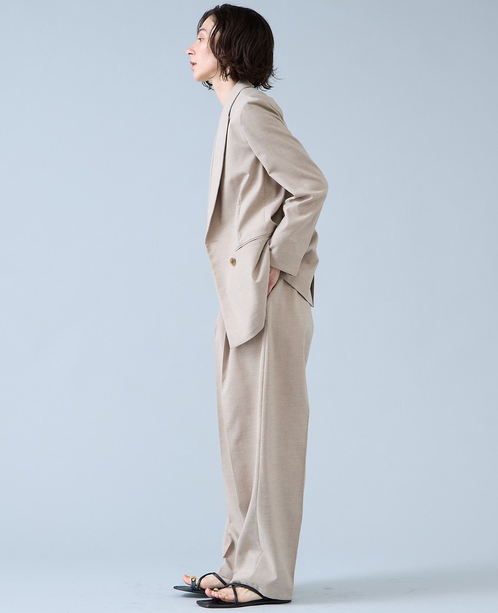 Liesse｜麻調ピークドダブルジャケット | Rakuten Fashion(楽天