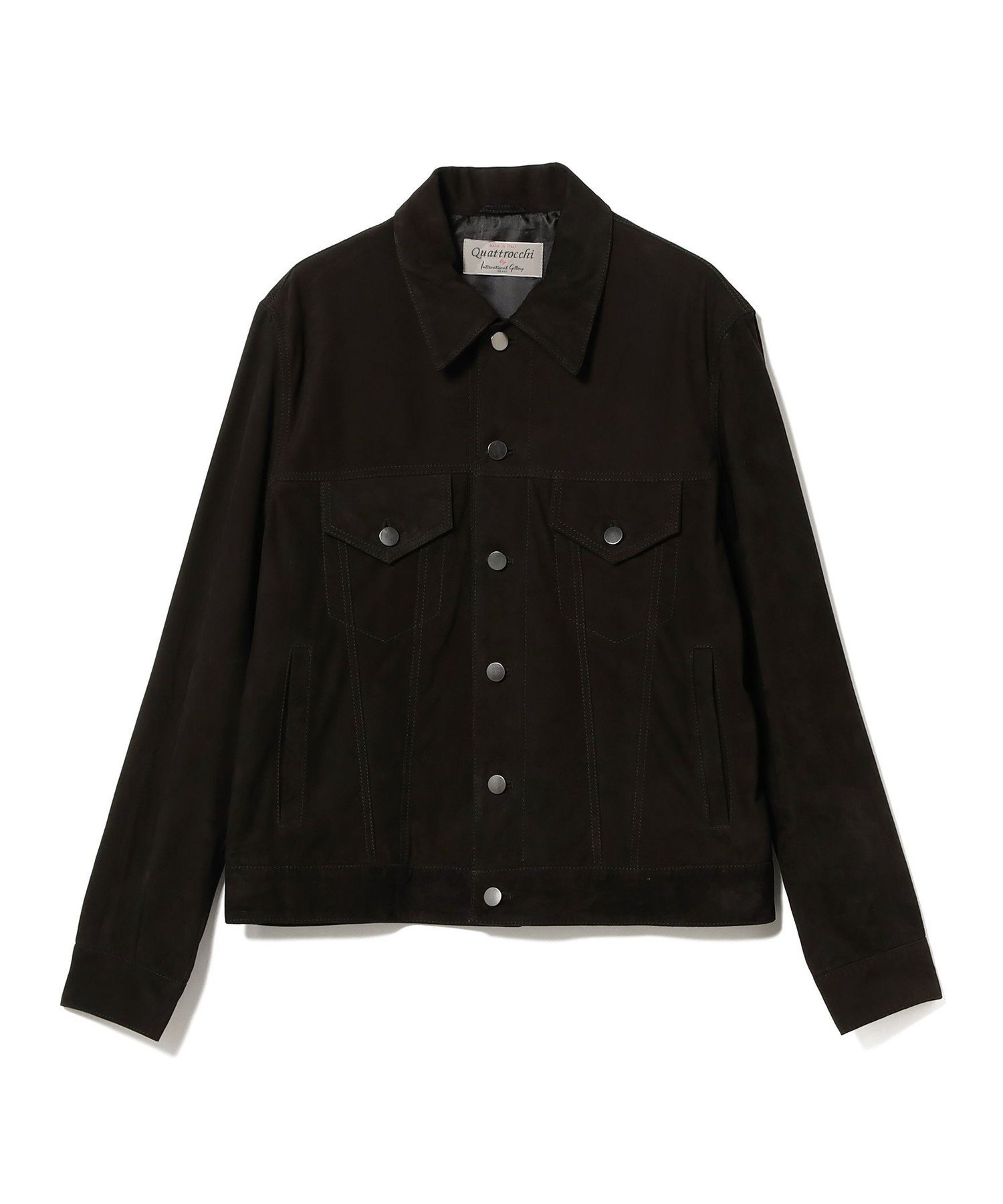 BEAMS MEN｜QUATTROCCHI / ゴートスエード トラッカー ジャケット
