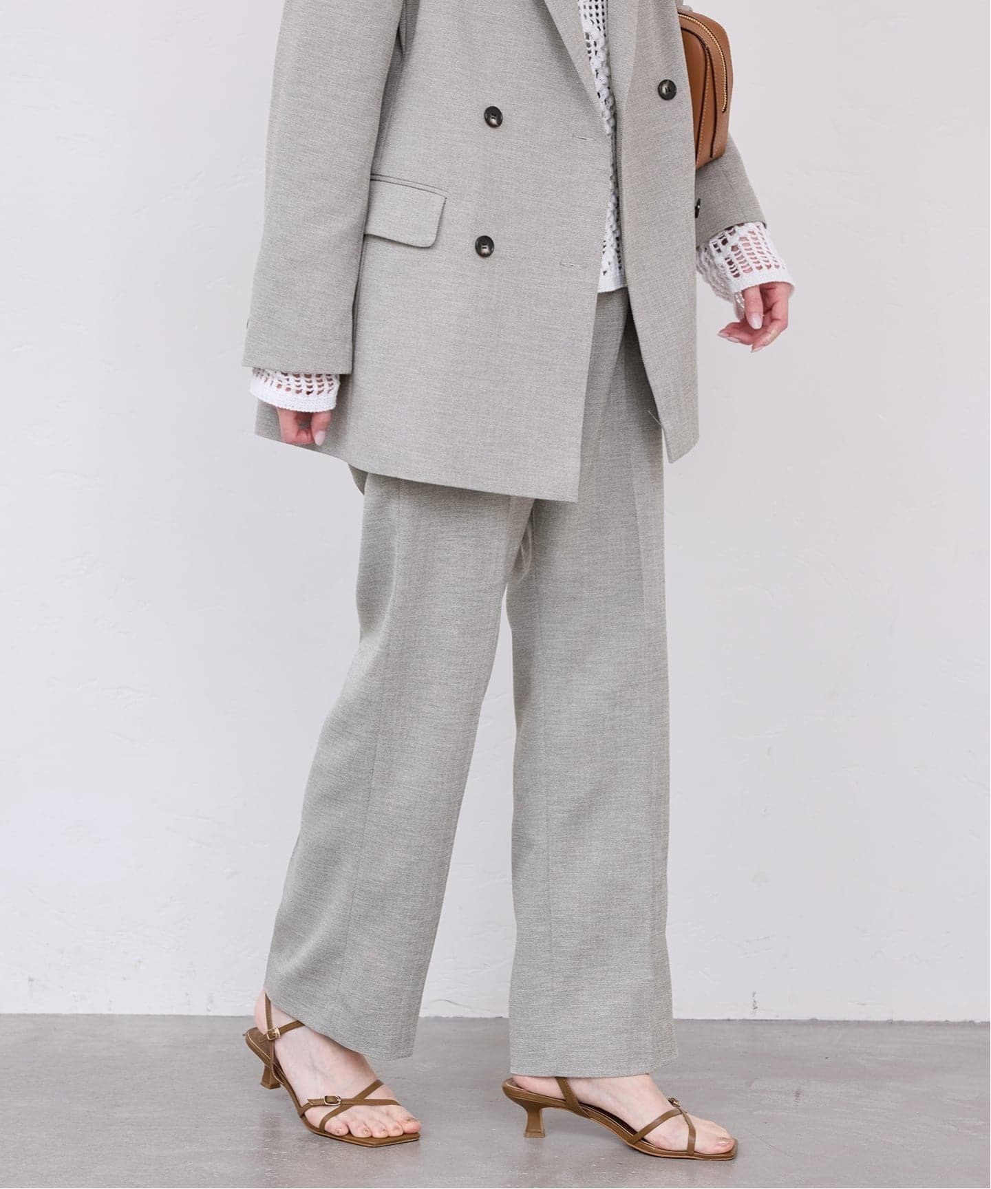 SLOBE IENA｜《セットアップ対応可/3サイズ展開》ウォッシャブルツイル