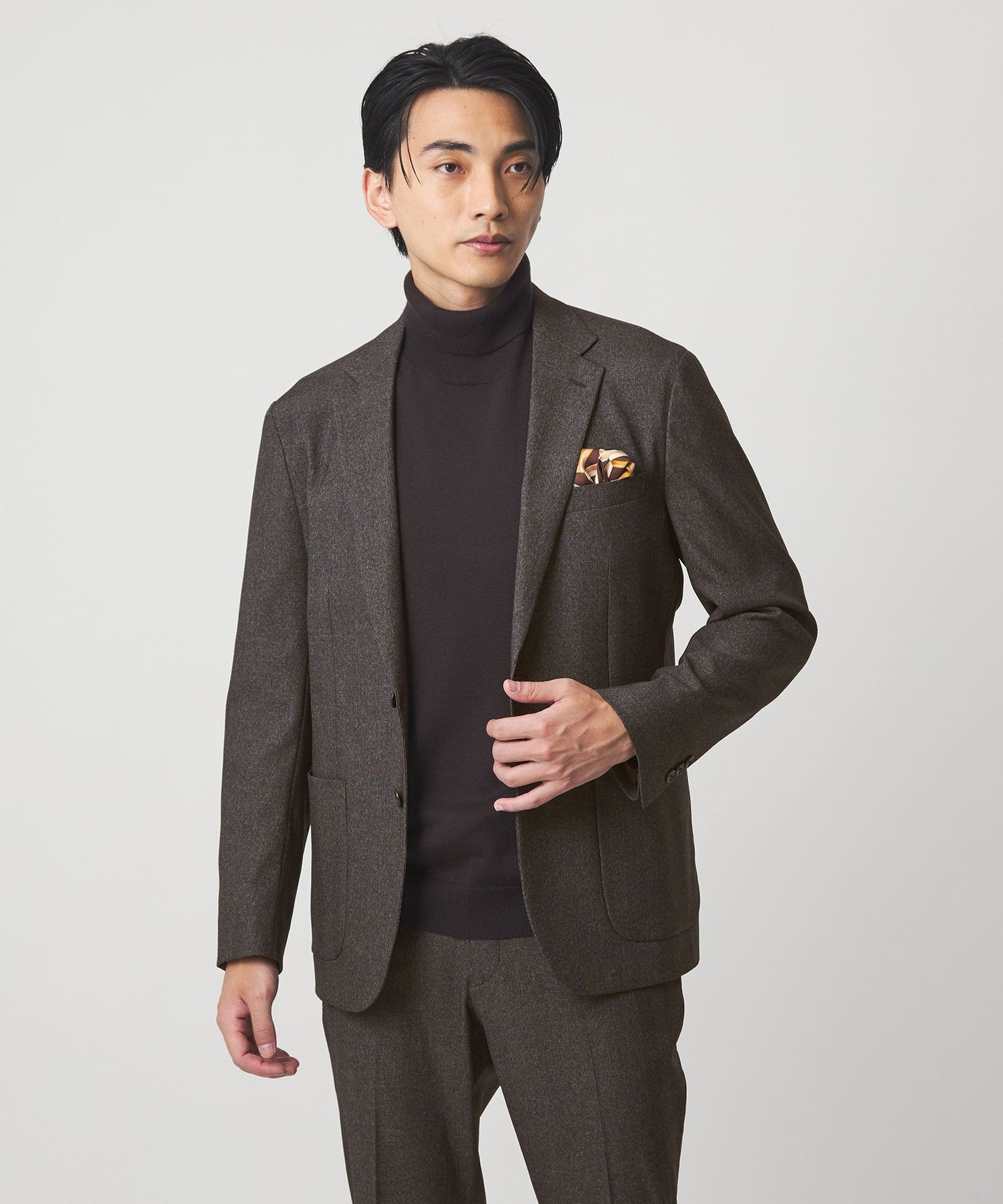 UNITED ARROWS green label relaxing｜A+ ポリエステルツイード 2B