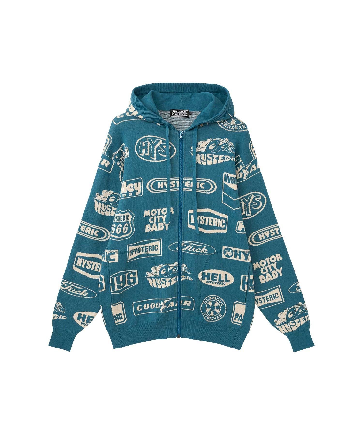 HYSTERIC GLAMOUR｜CLASSIC HYS柄 パーカー | Rakuten Fashion(楽天
