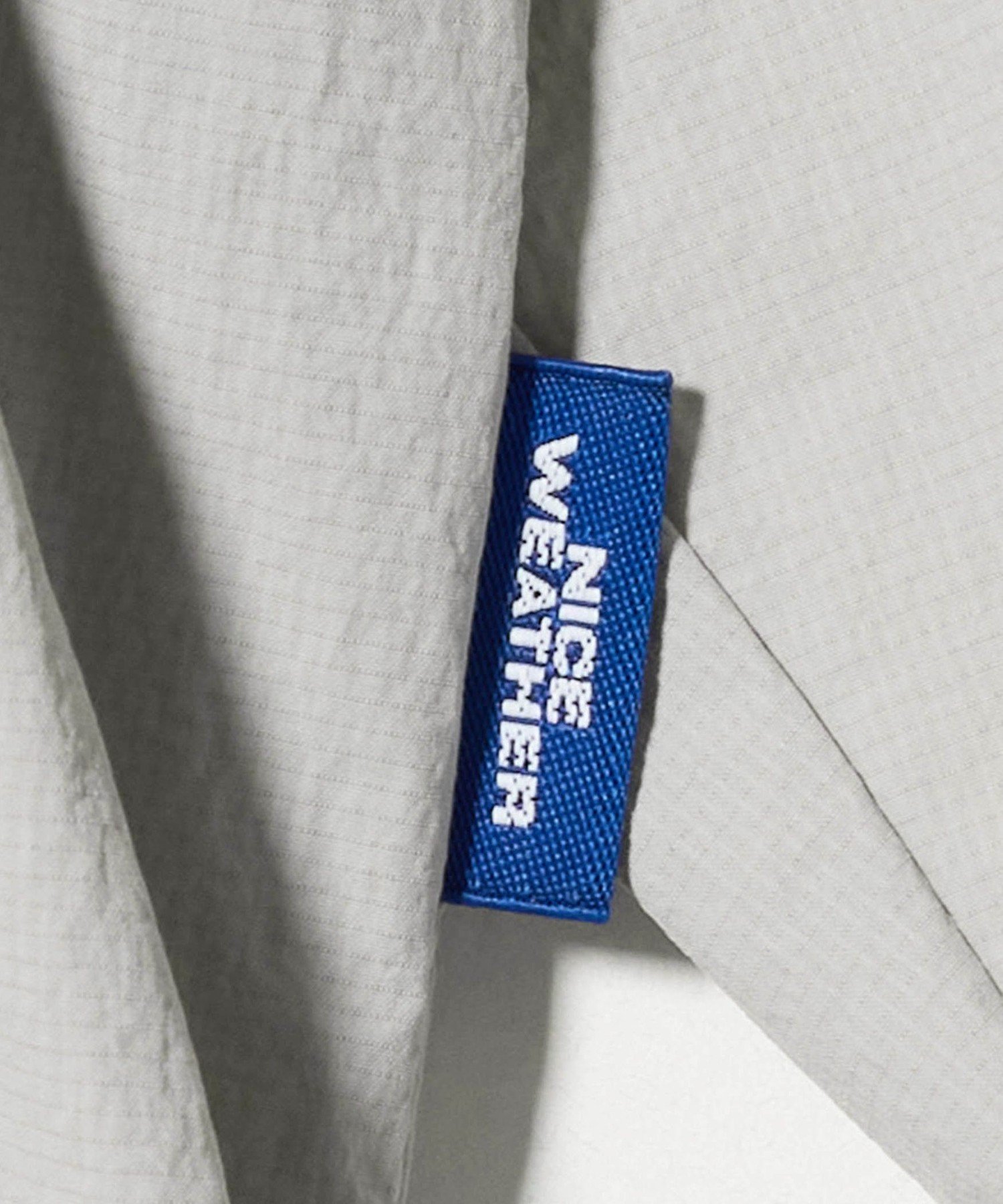 ＜NICE WEATHER＞ナイロン スタンドブルゾンセットアップ　ライトグレー BEAUTY&YOUTH UNITED ARROWS｜<NICE WEATHER>ナイロン スタンド