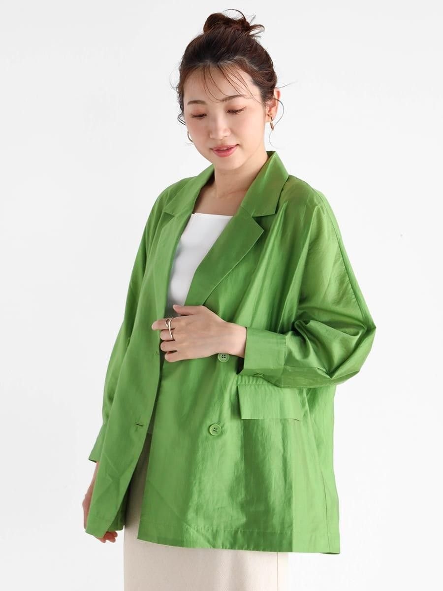 Vin｜七分袖シアーシャツジャケット | Rakuten Fashion(楽天