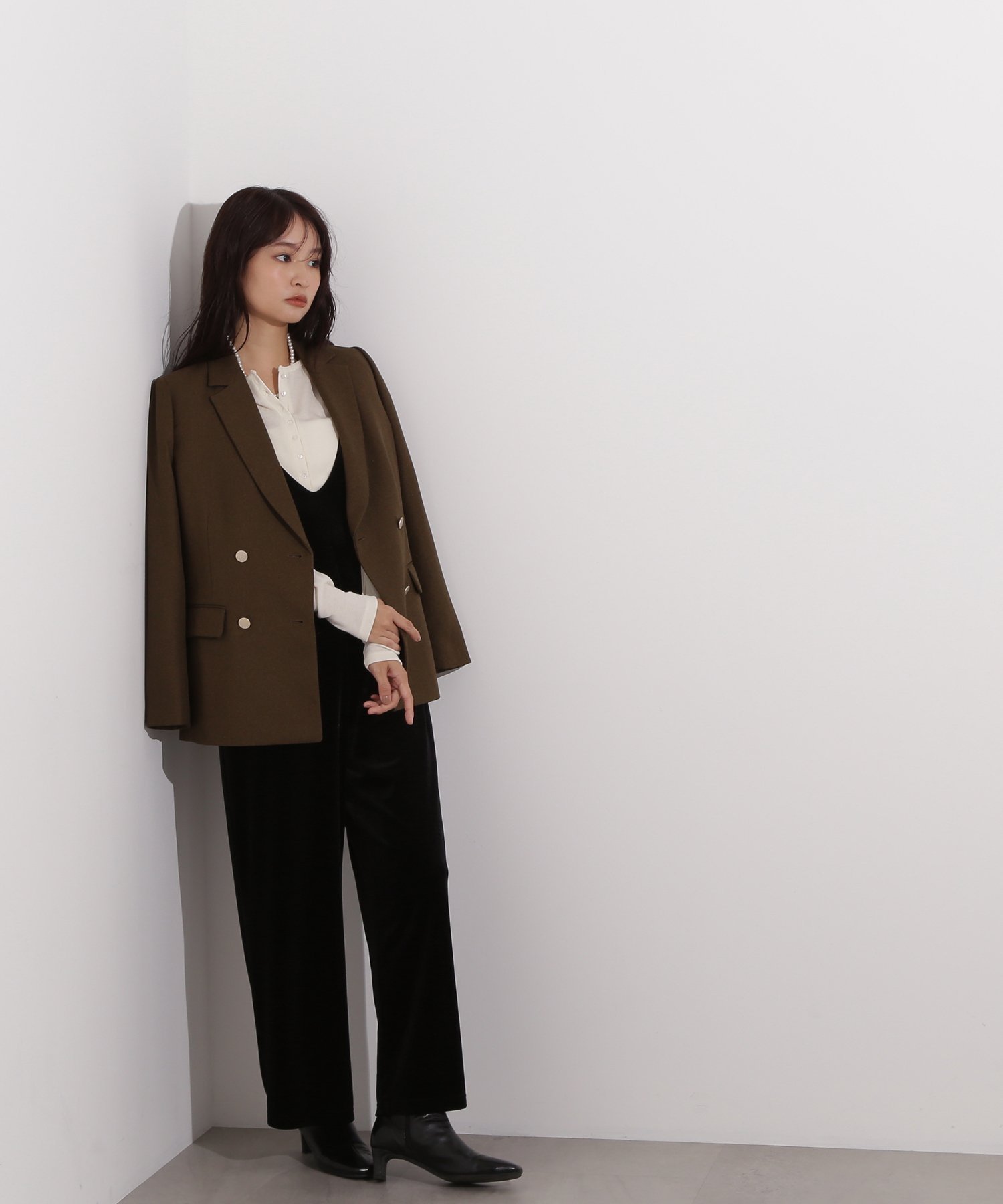 N. Natural Beauty Basic*｜ダブルブレストテーラードジャケット