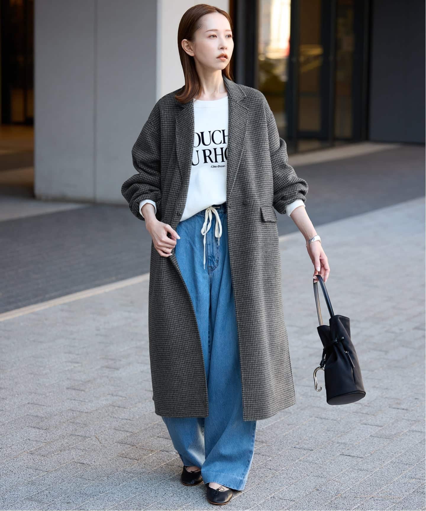 SLOBE IENA｜《追加2》souple woolダブルフェイスチェスターコート