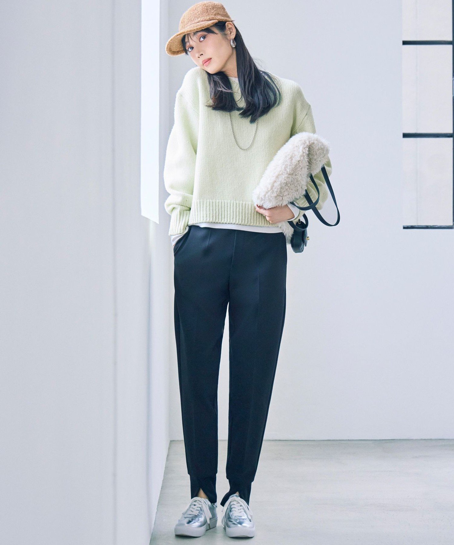 23区｜【GISELe掲載】ウールカシミヤ パフスリーブ ニット | Rakuten