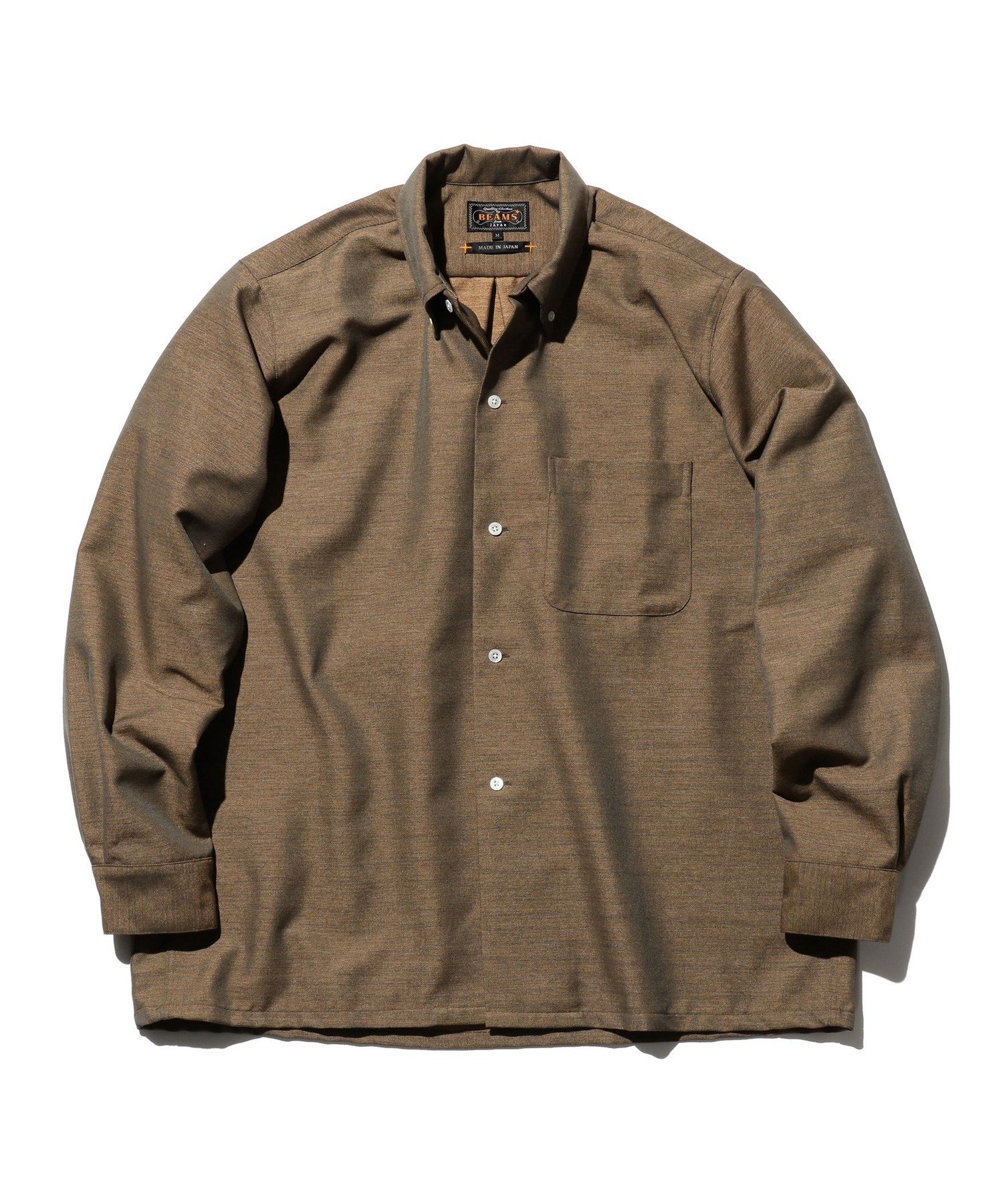 BEAMS MEN｜BEAMS PLUS / イリディセント オープンカラー ボタンダウン