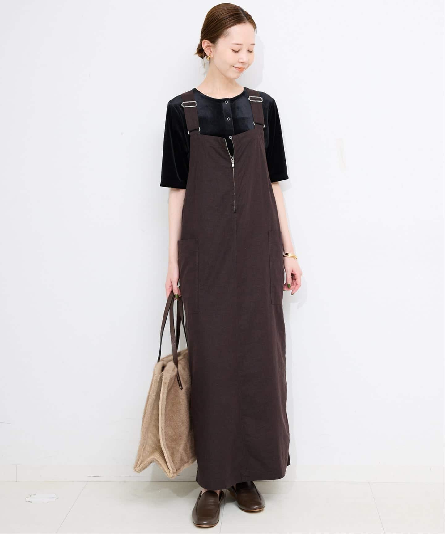 SLOBE IENA｜《WEB/一部店舗限定/追加2》アイラインジャンパースカート