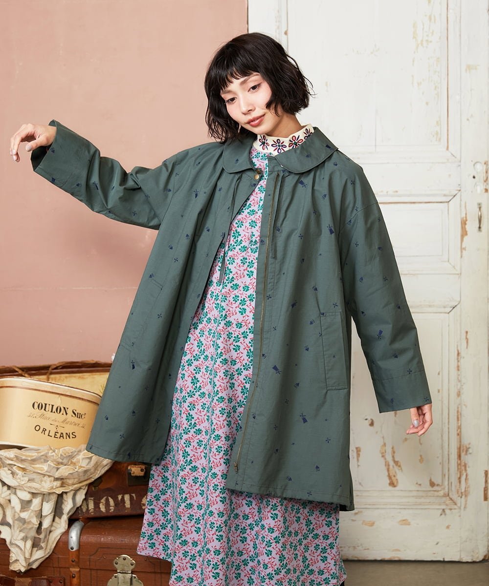 Jocomomola｜Molino de vientoycasa 刺繍ロングコート | Rakuten