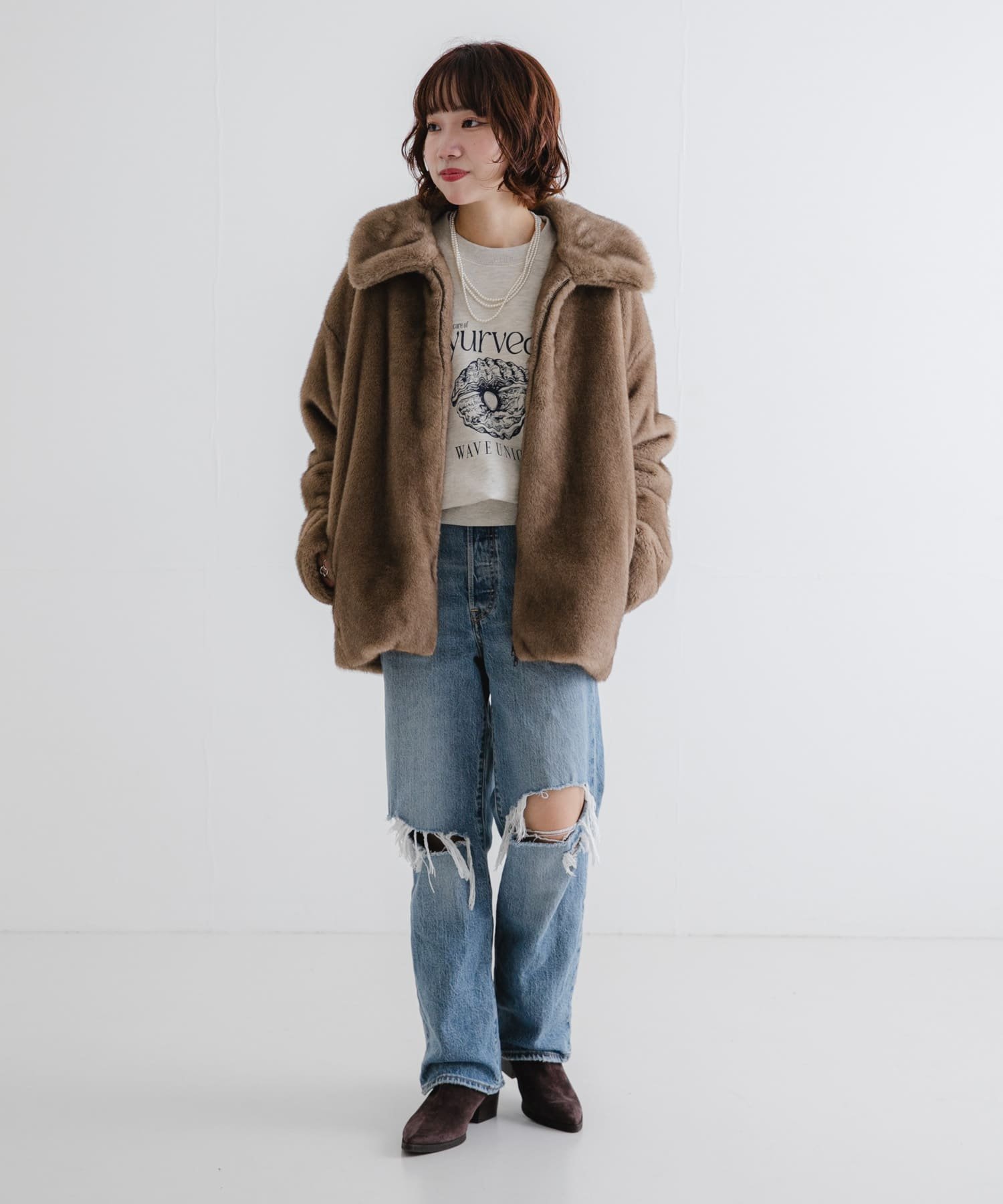 URBAN RESEARCH｜ミンクライクファーブルゾン | Rakuten Fashion(楽天