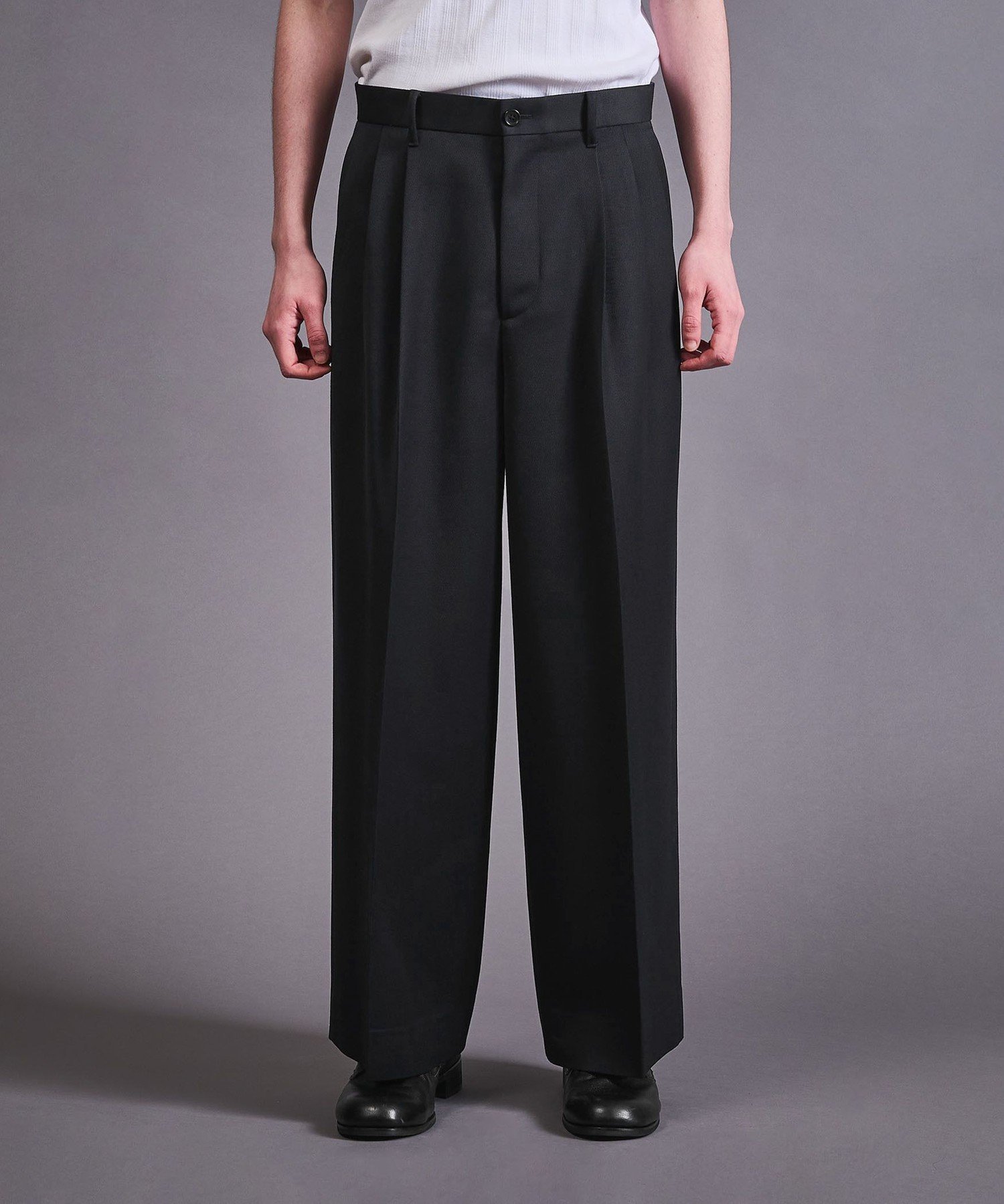 UNITED ARROWS LTD. OUTLET｜キャバリーツイル 3プリーツ バギーパンツ