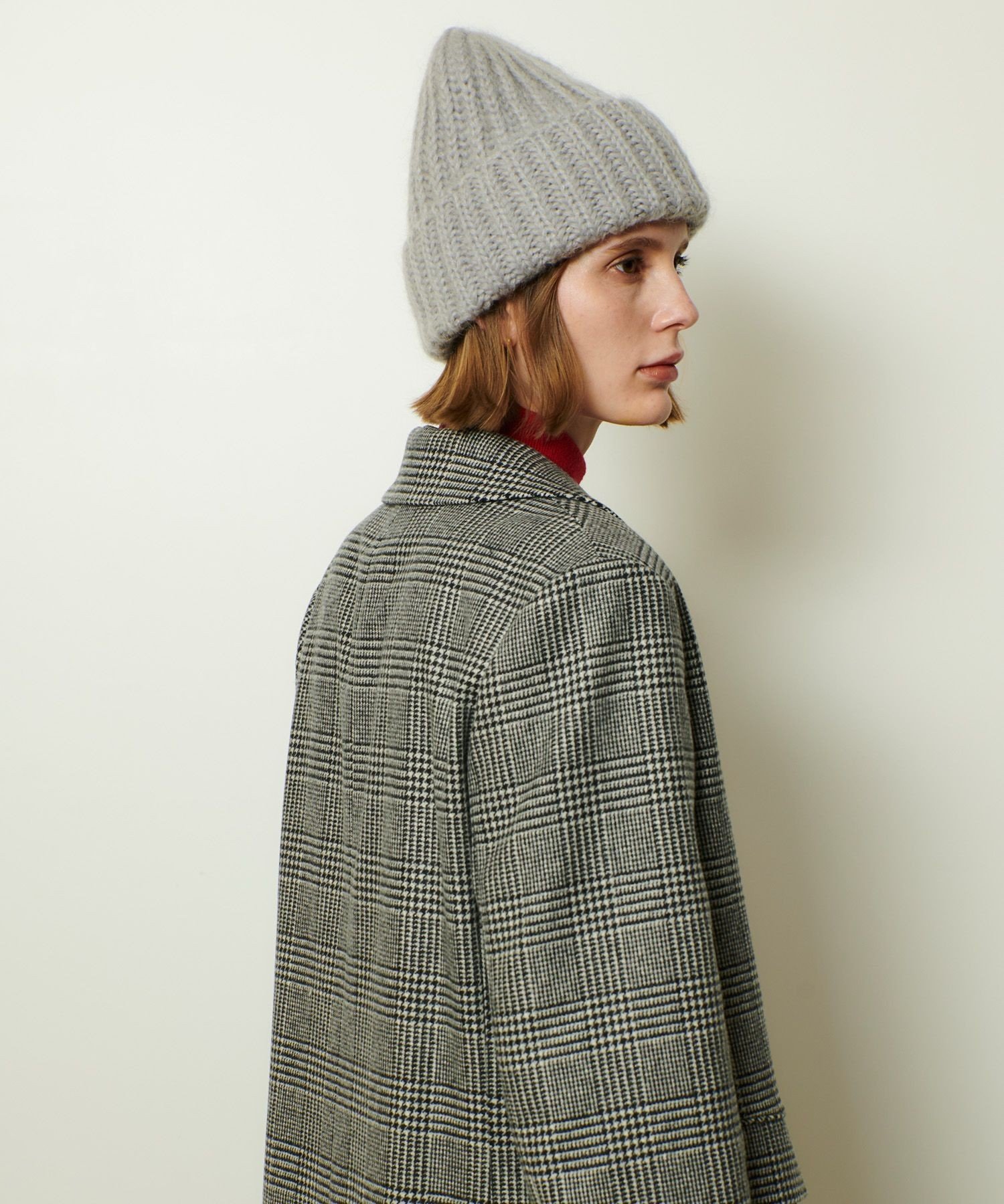 allureville｜グレンチェックロングチェスターコート | Rakuten
