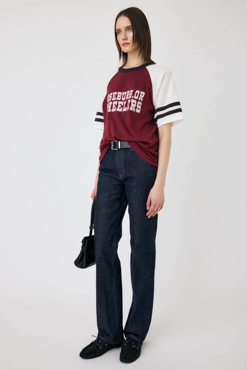 moussy｜MVS CENTER PRESS ストレートデニム | Rakuten Fashion(楽天