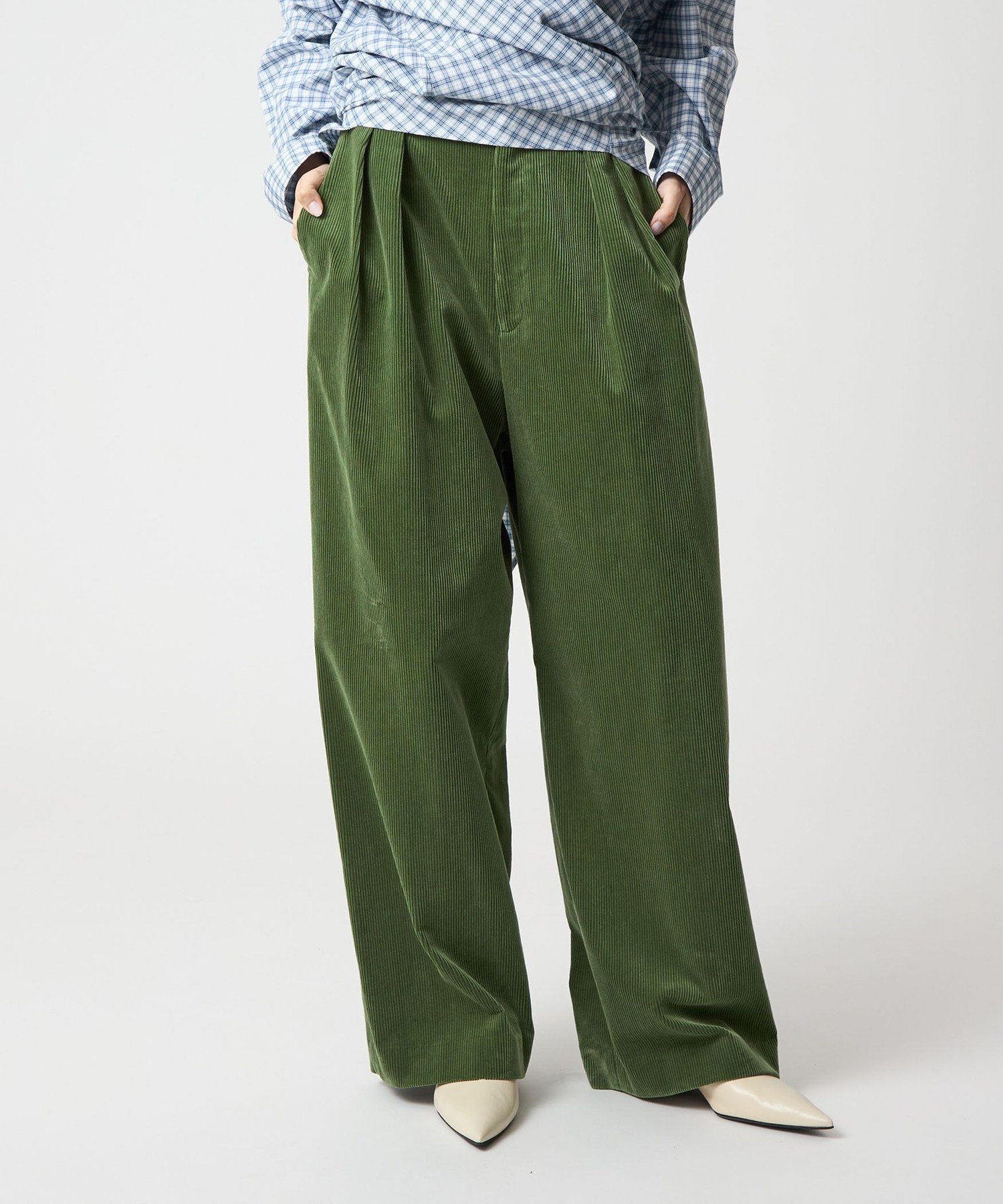 アットラスト ATLAST&CO コーデュロイパンツ 緑 32 Lot.540 8083000172511_1.jpg