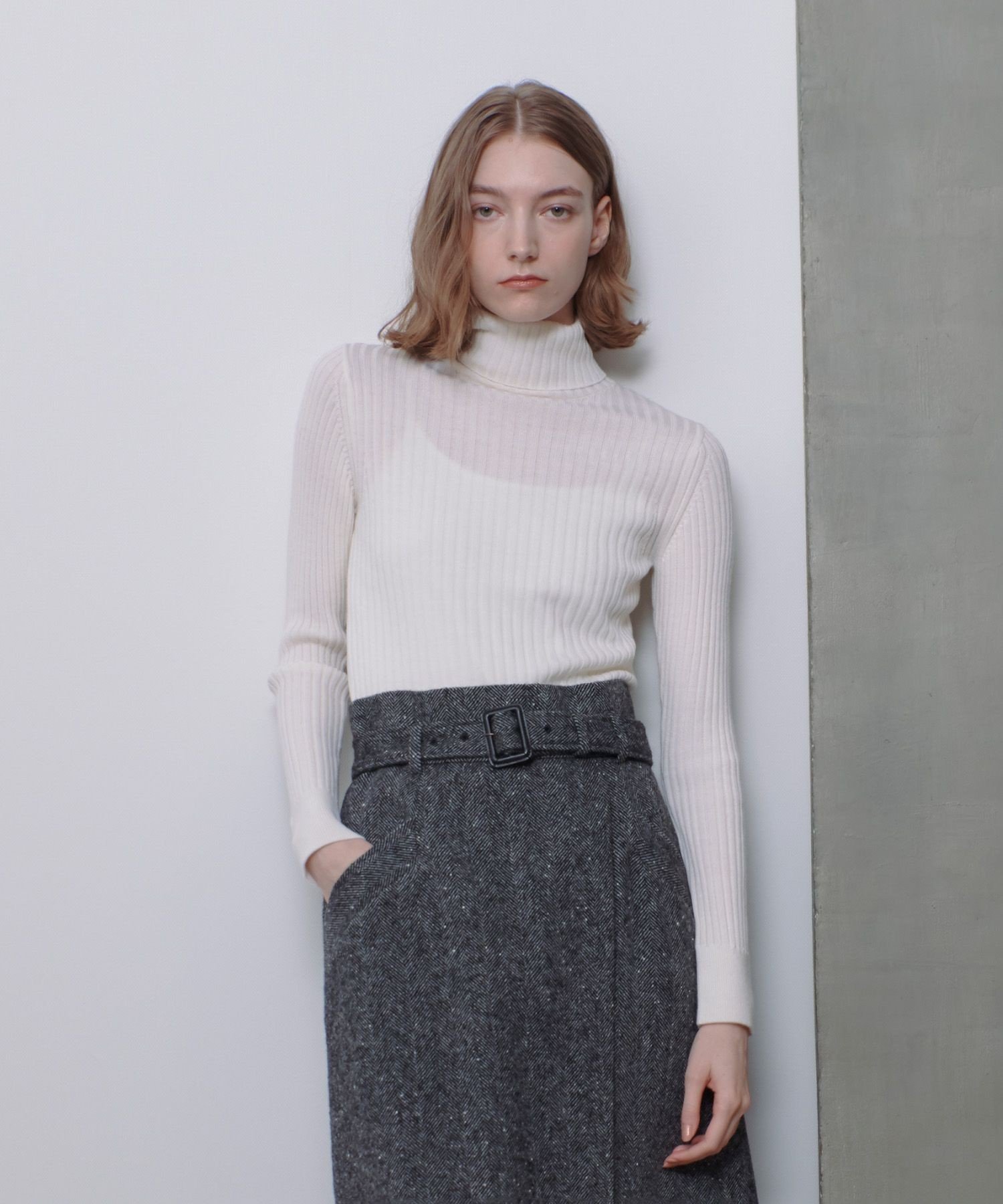 allureville｜2WAYネックリブタートル | Rakuten Fashion(楽天