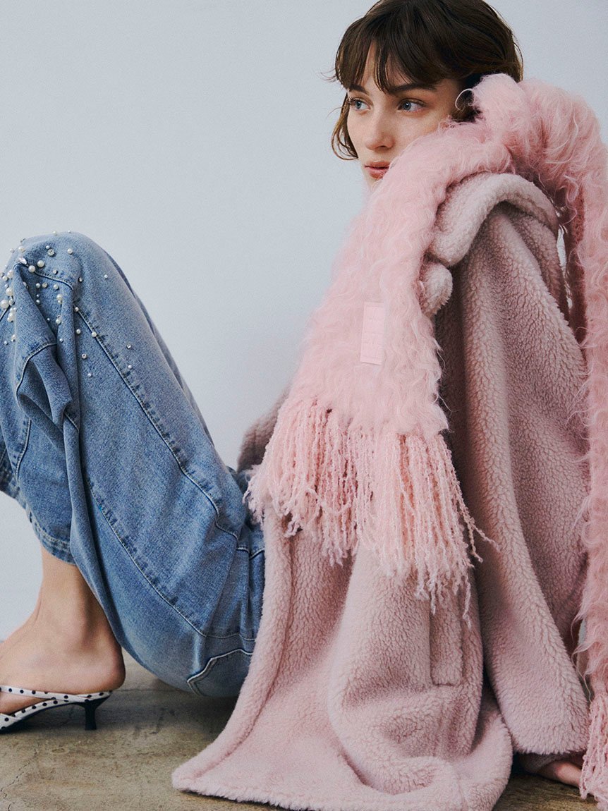 FRAY I.D｜ECOPELボアミドルコート | Rakuten Fashion(楽天
