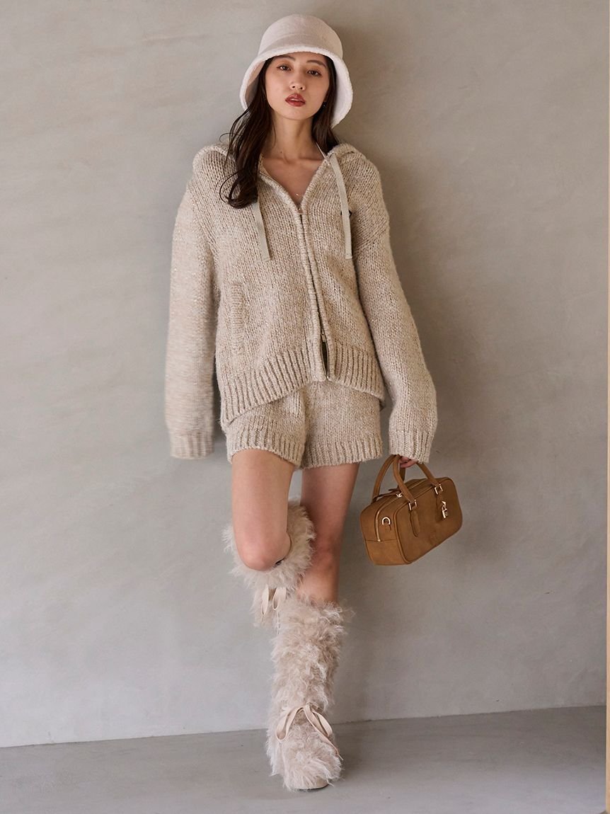 SNIDEL｜ロービングニットショートパンツ | Rakuten Fashion(楽天