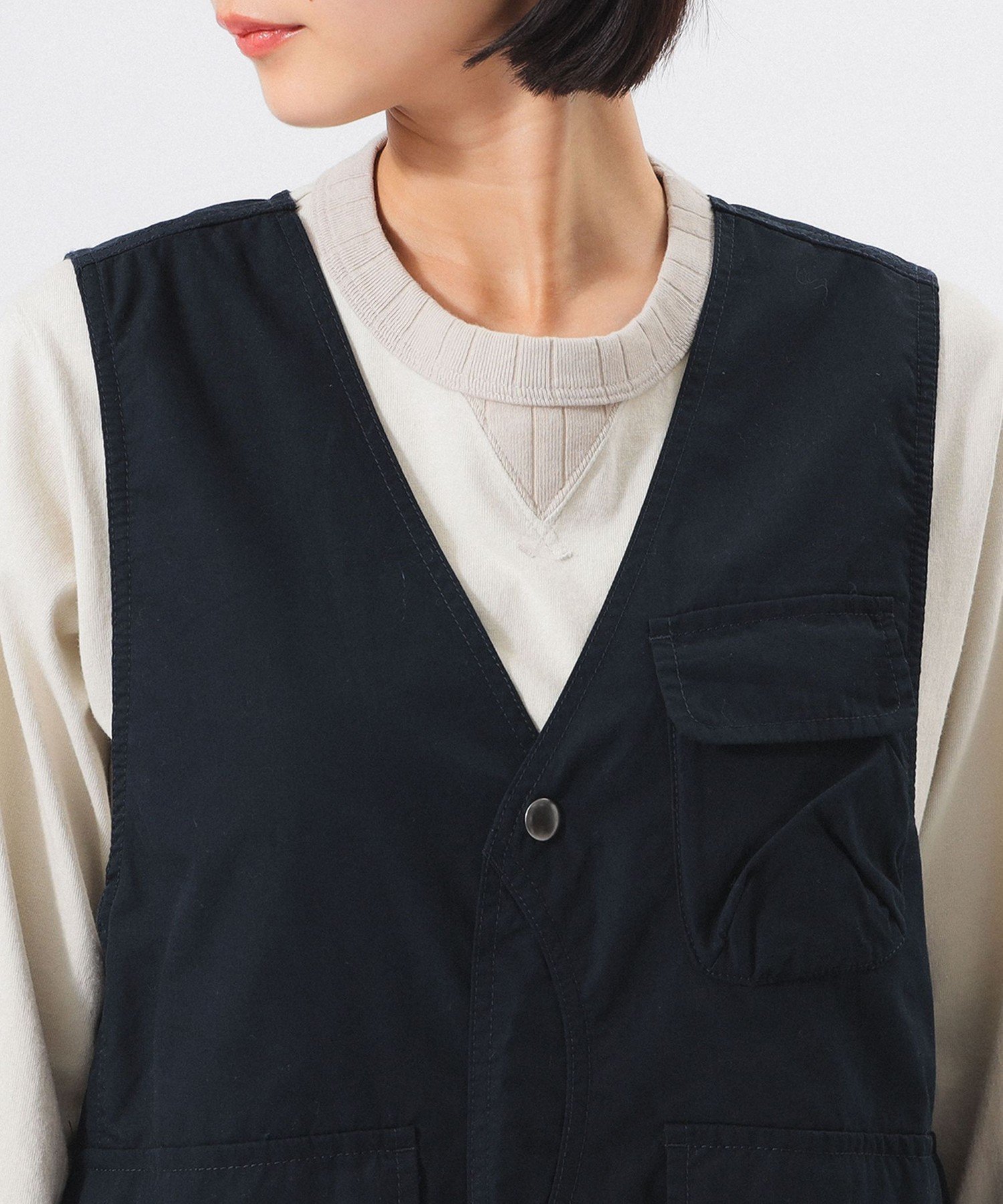 BEAMS WOMEN｜【1/15新規値下げ】コットンウェザー ハンティングベスト