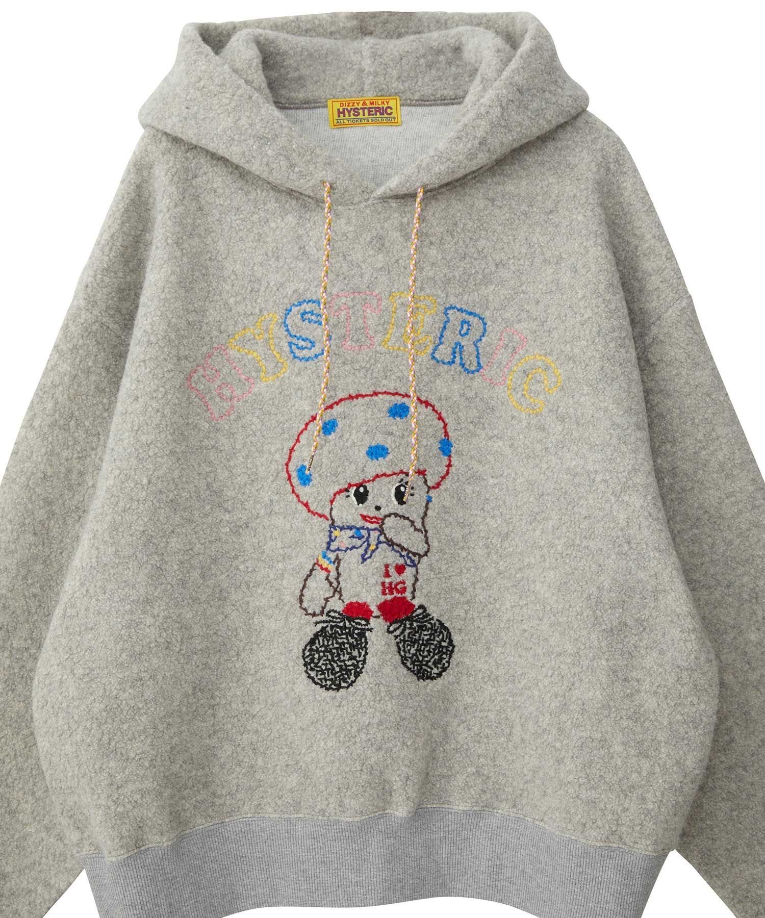 HYSTERIC GLAMOUR｜NOKO CHAN刺繍 オーバーサイズパーカー | Rakuten