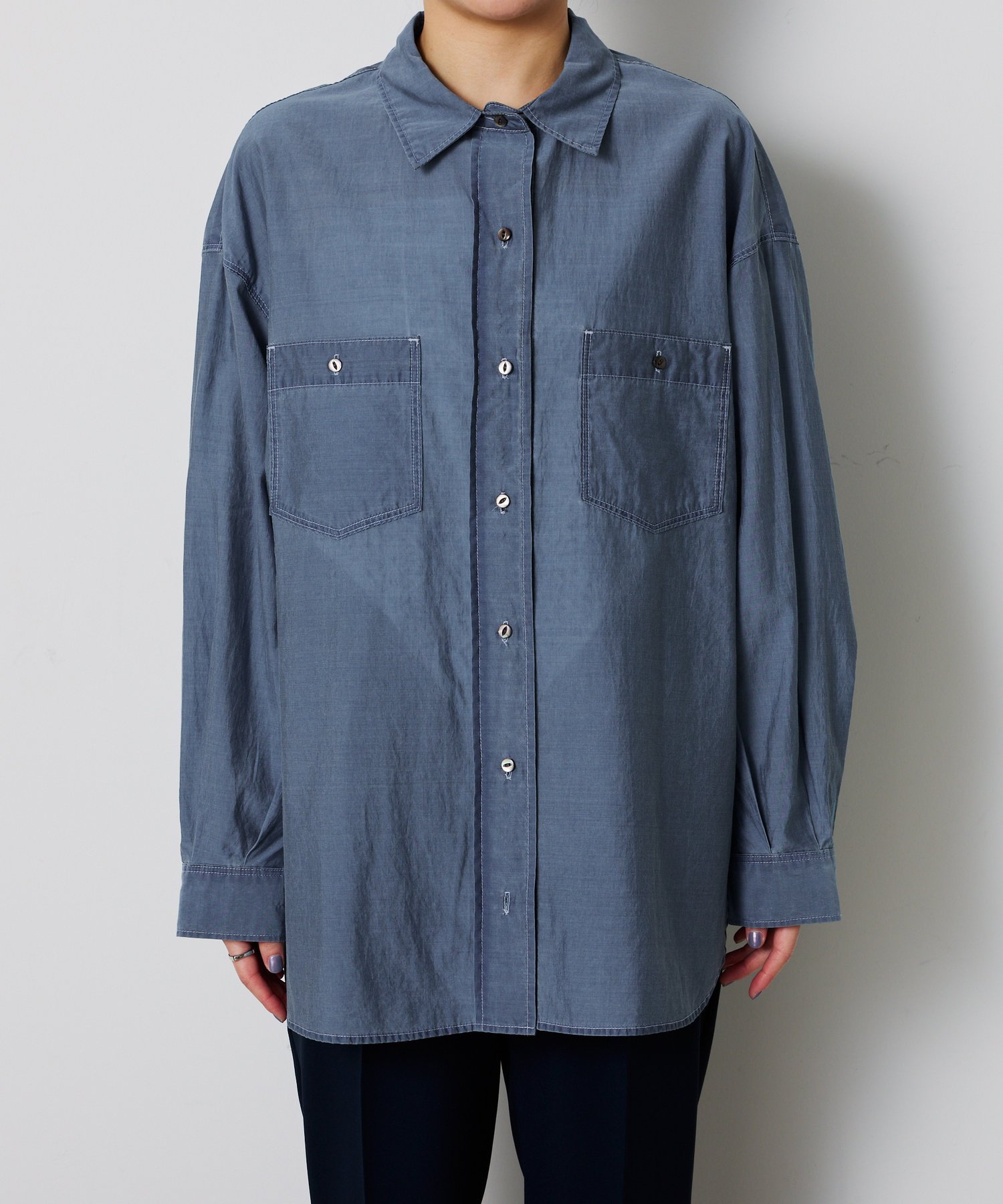 COLLAGE GALLARDAGALANTE｜シアーデニムシャツ | Rakuten Fashion(楽天