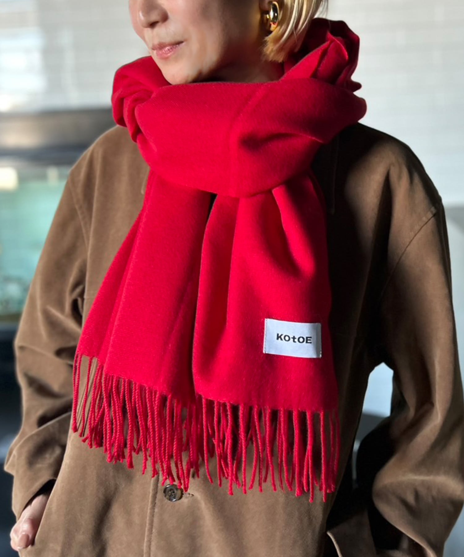 Outfitter lab｜【UNISEX】16色展開 ソフトタッチ カラーマフラー 無地