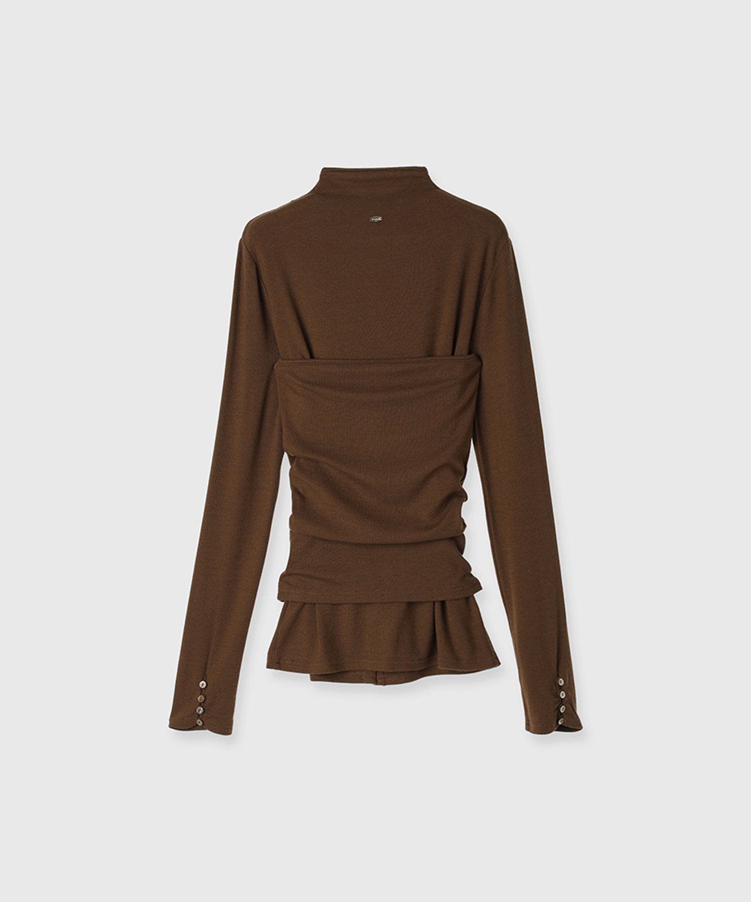 anuans｜テンセルウールレイヤーカットトップス | Rakuten Fashion