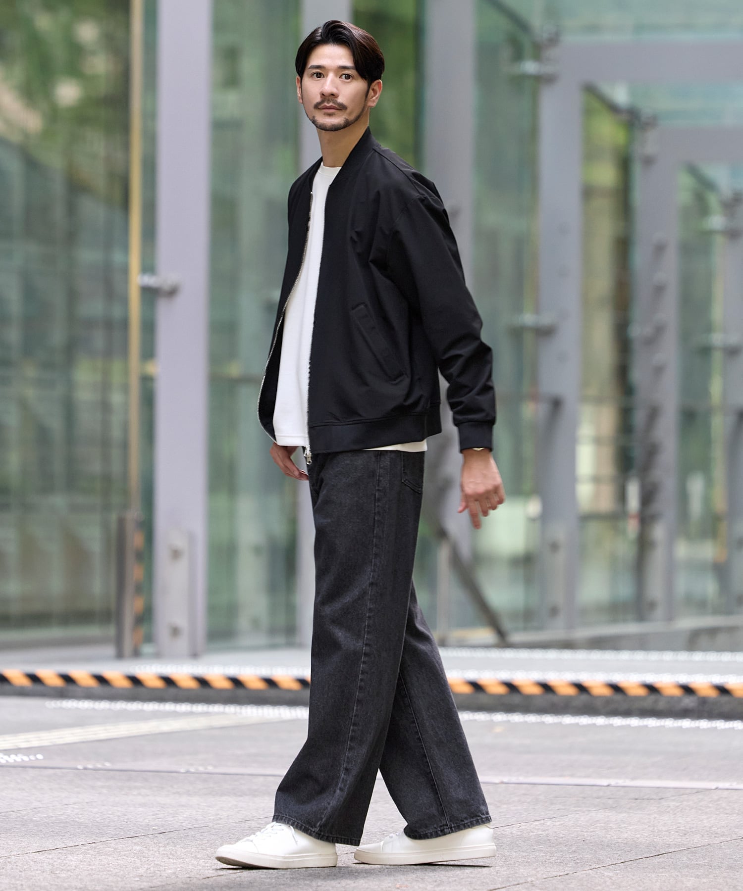 THE CASUAL｜ハイストレッチナイロン撥水MA-1ジャケット | Rakuten