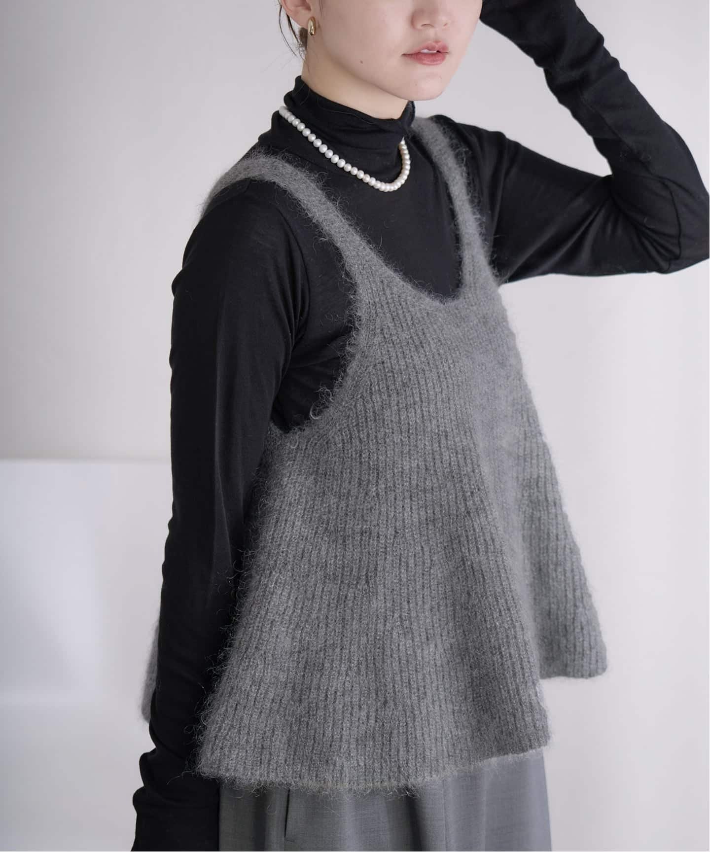 IENA｜《WEB限定/追加》モヘヤミックスフレアタンク | Rakuten Fashion