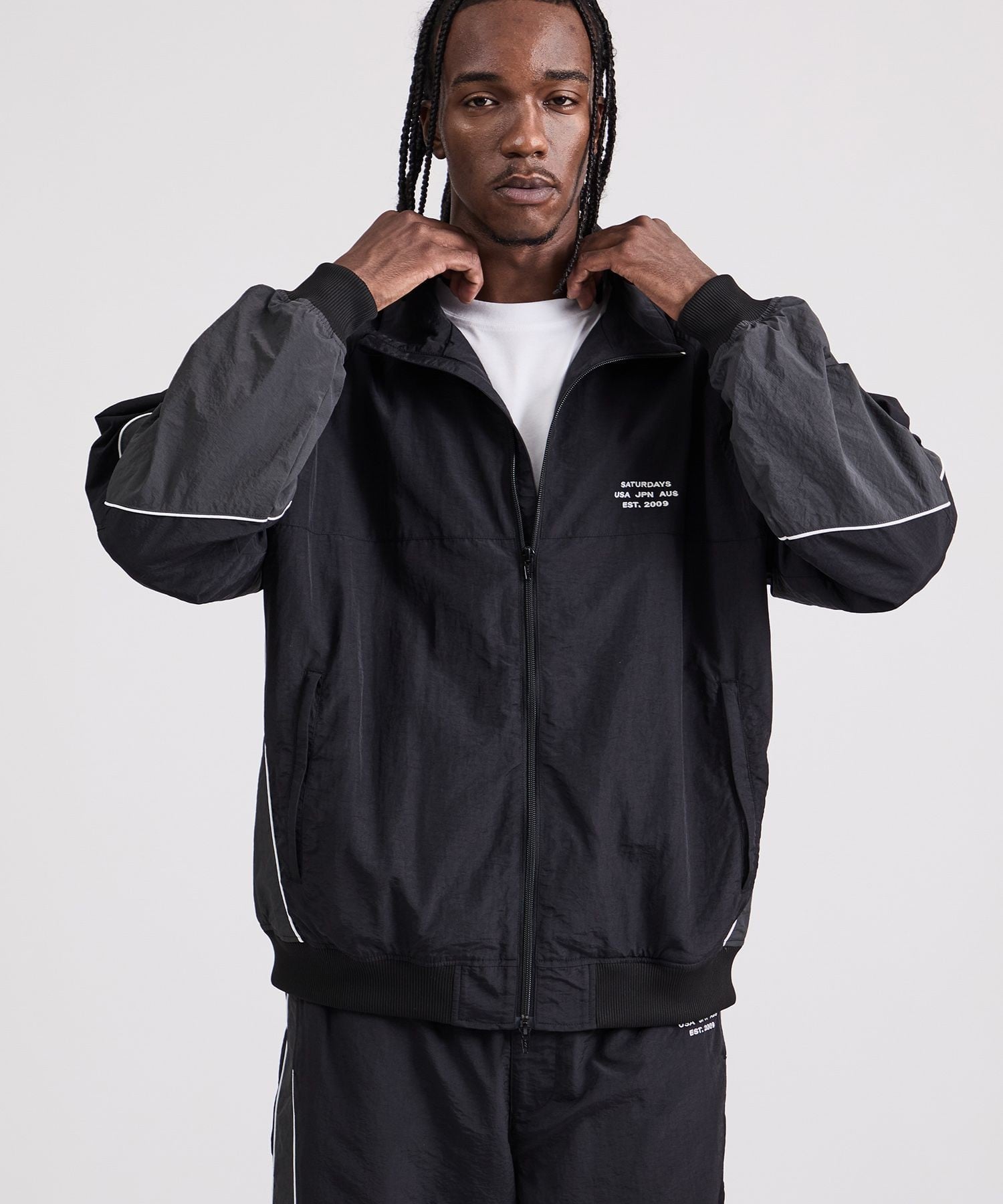 Saturdays NYC｜Everett Panelled Track Jacket | Rakuten Fashion