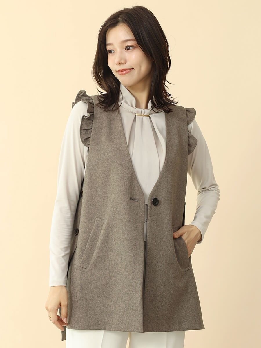 Vin｜3WAYフリルジレ | Rakuten Fashion(楽天ファッション／旧楽天