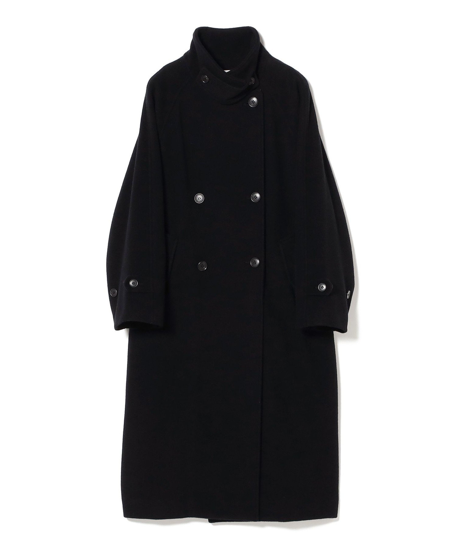 BEAMS WOMEN｜【SALE】スタンドカラー ダブル コート 冬アウター