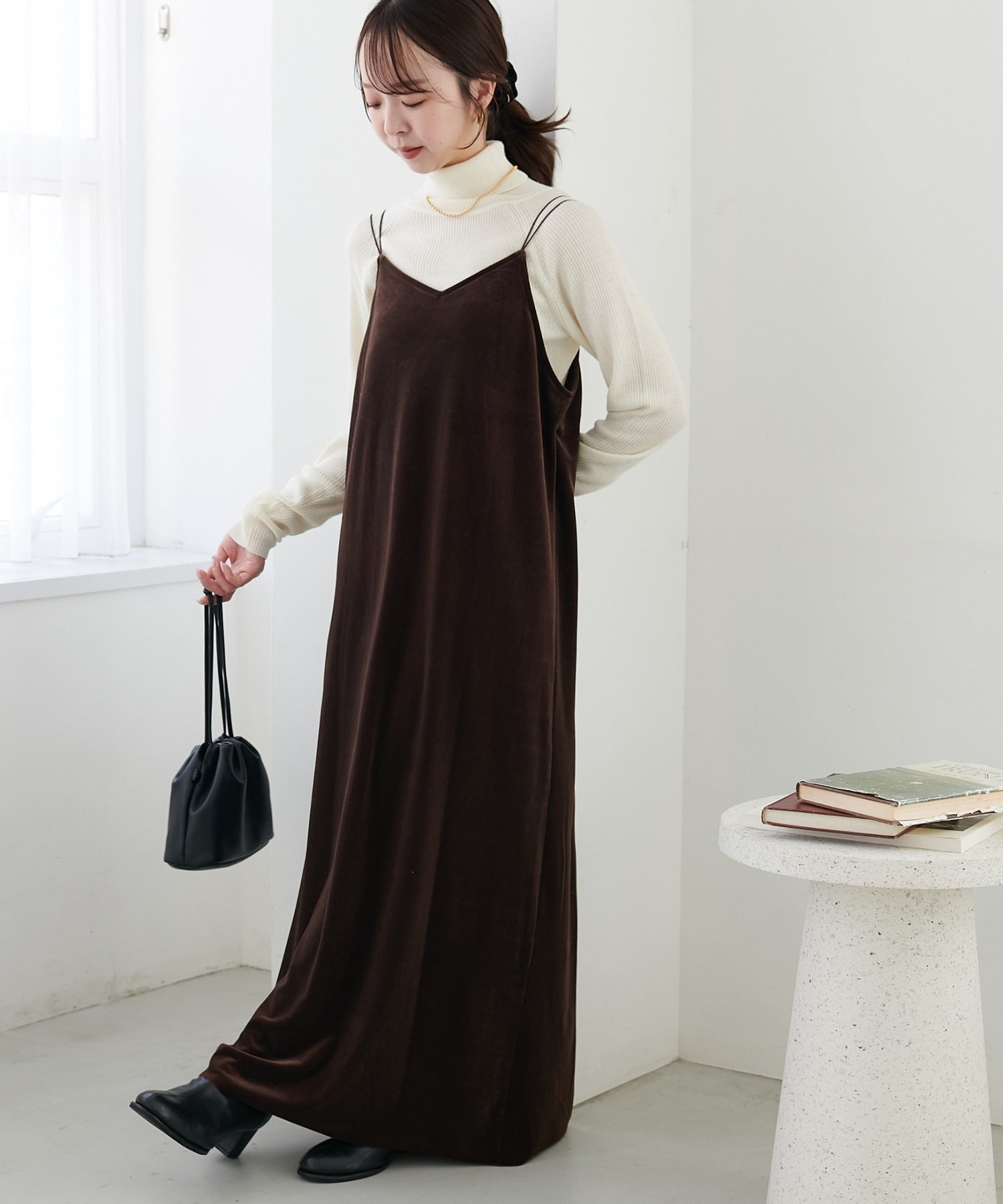 Discoat｜ベロア2WAYキャミワンピース | Rakuten Fashion(楽天