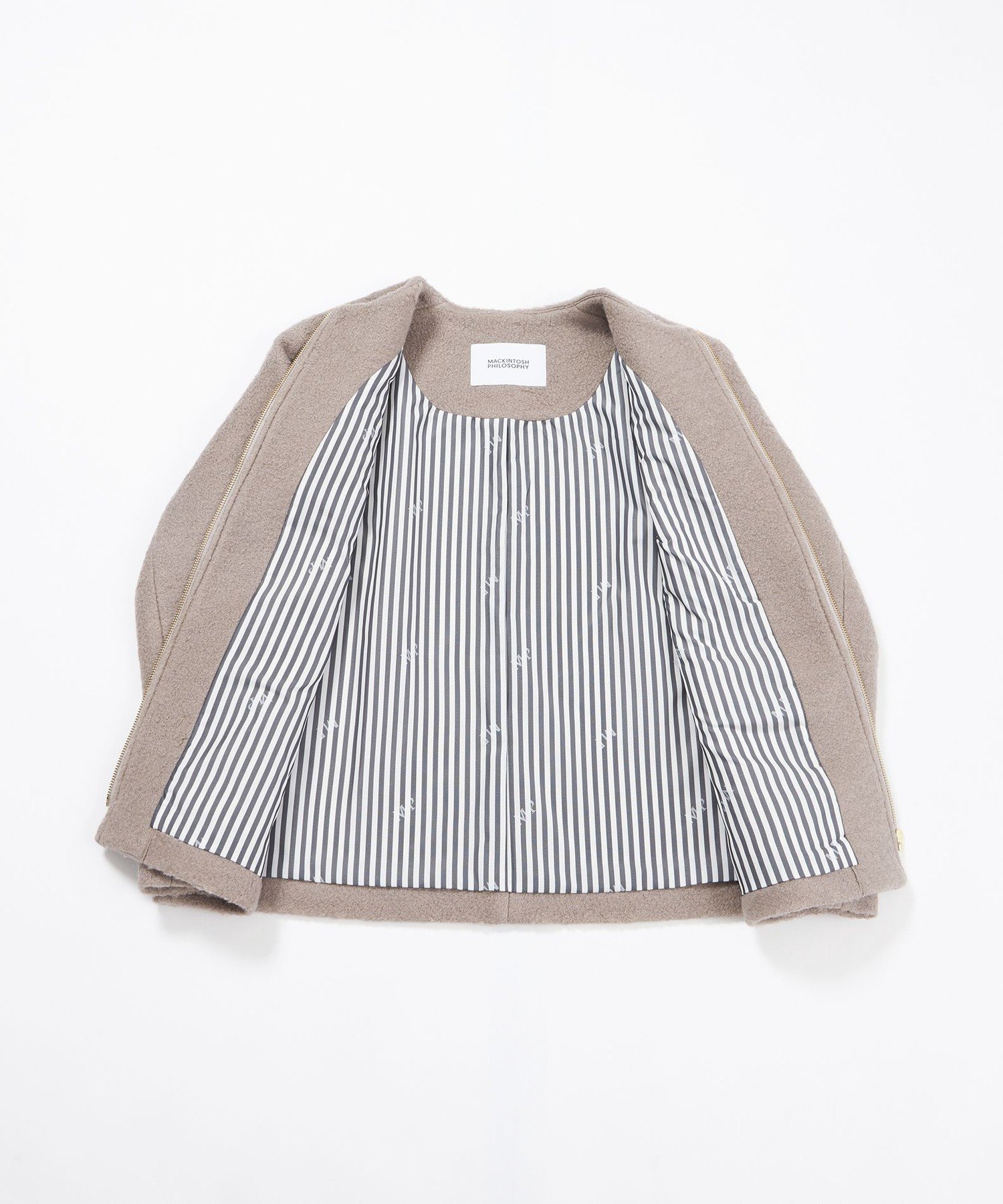 MACKINTOSH PHILOSOPHY｜【WEB&一部店舗限定】ウールパイルノーカラー