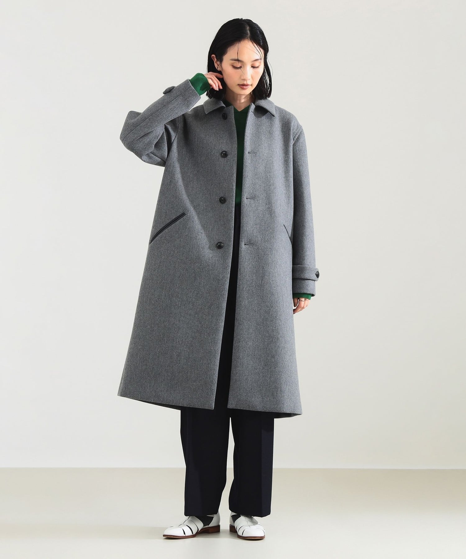 Demi-Luxe BEAMS｜AK+1 / ボンディング コート | Rakuten Fashion(楽天