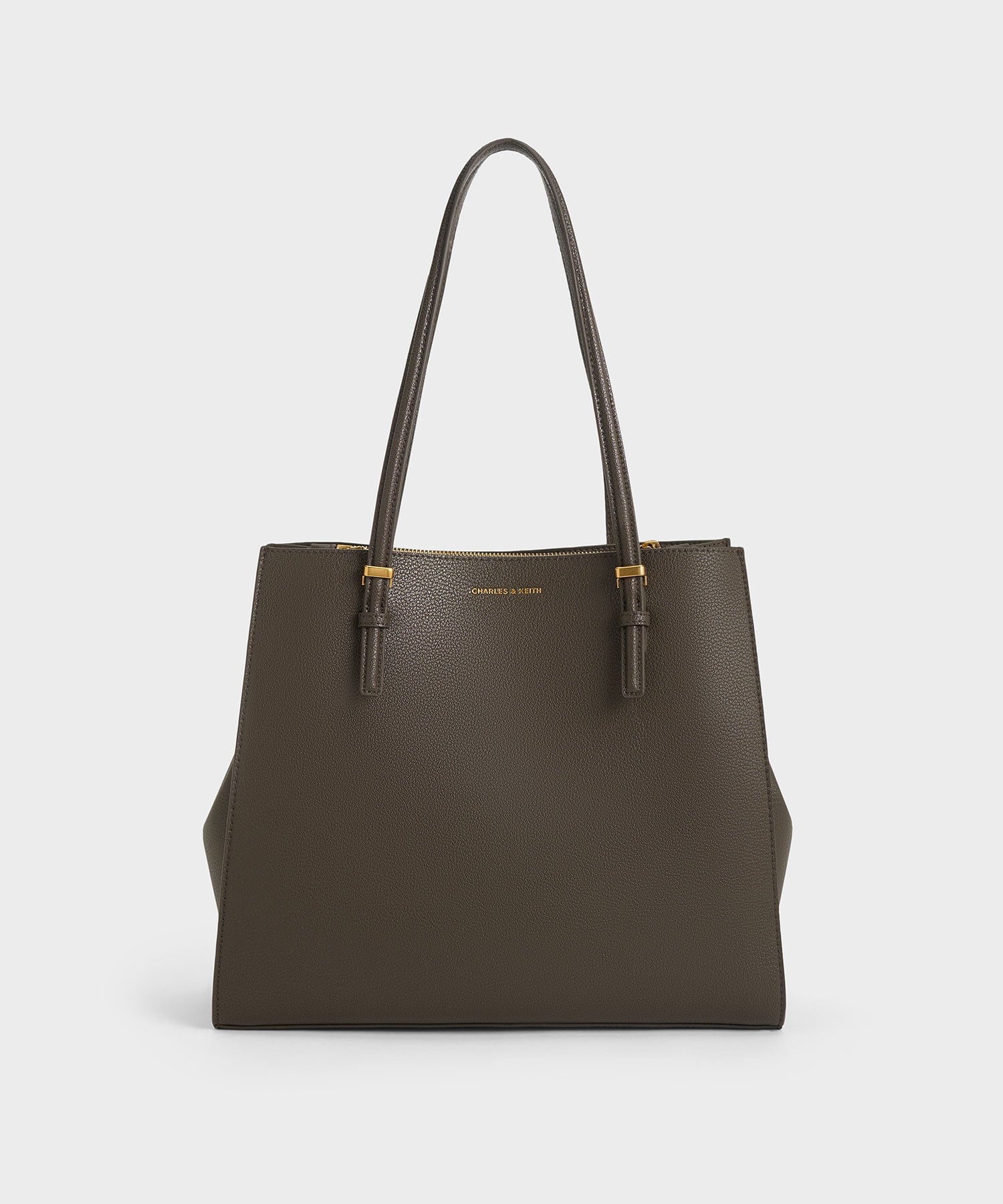 CHARLES & KEITH｜クラシックダブルハンドル トートバッグ | Rakuten