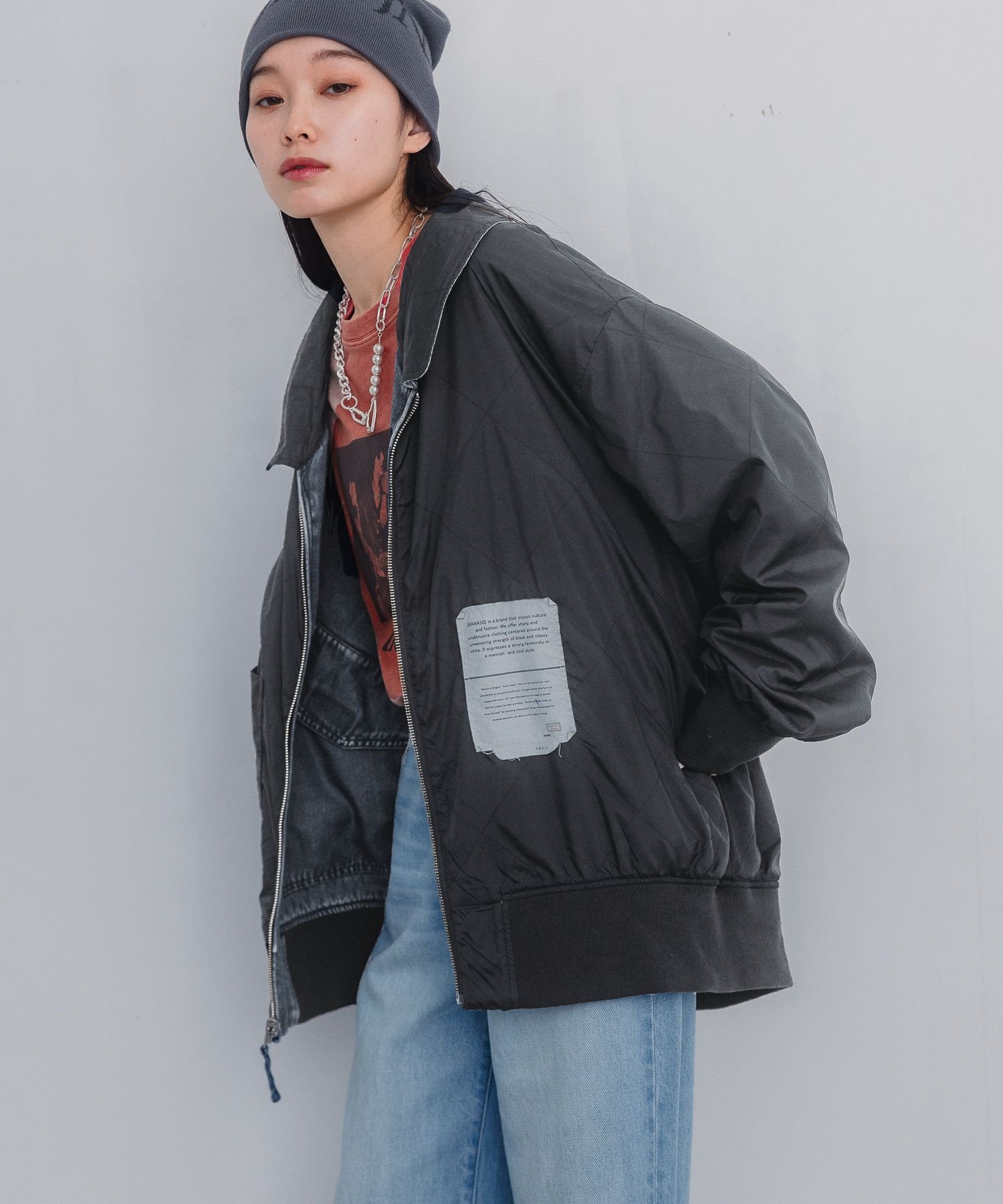 JEANASIS｜リバーシブルフライトジャケット | Rakuten Fashion(楽天