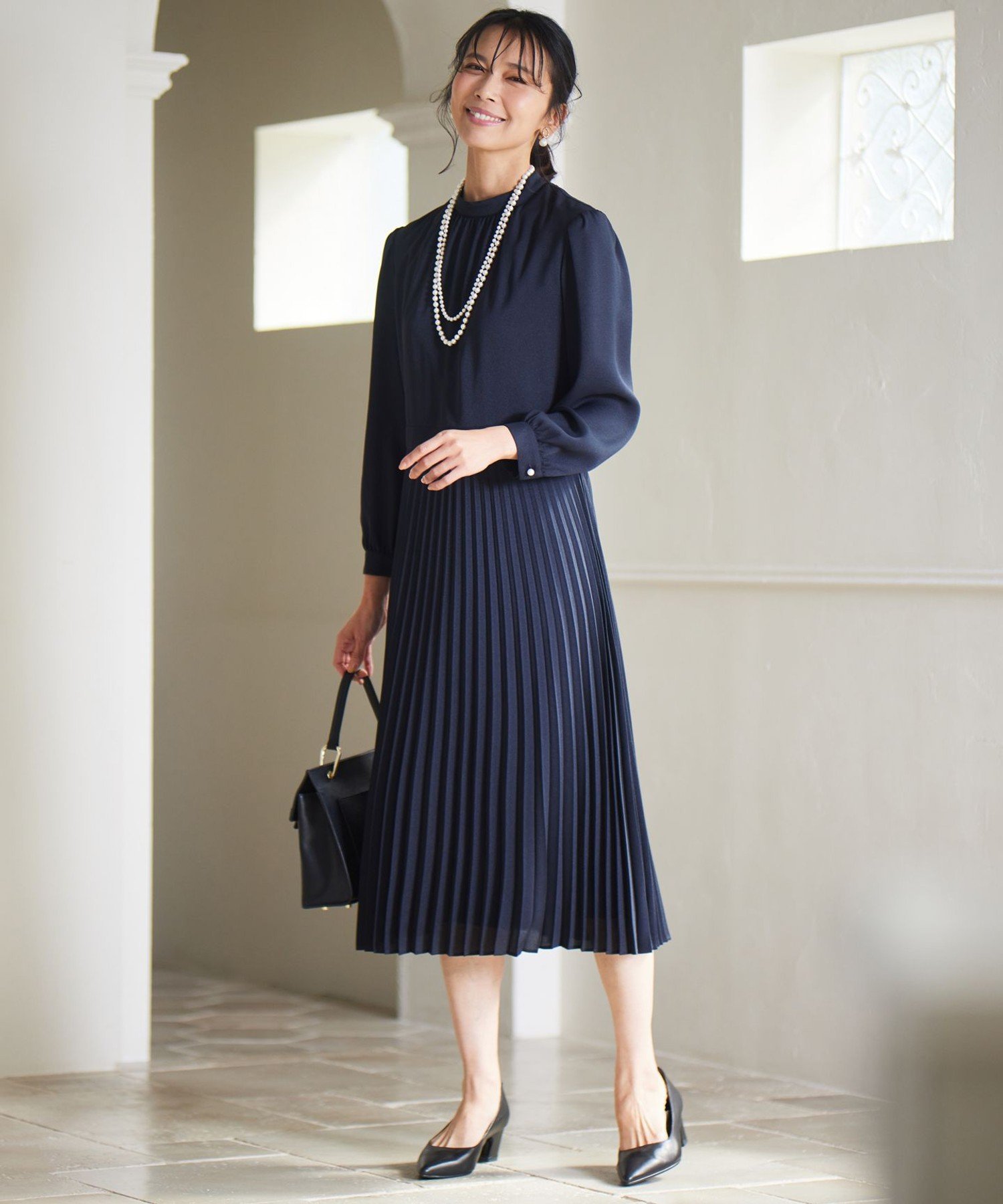 23区｜【洗える】クリスタルアムンゼン ワンピース | Rakuten Fashion