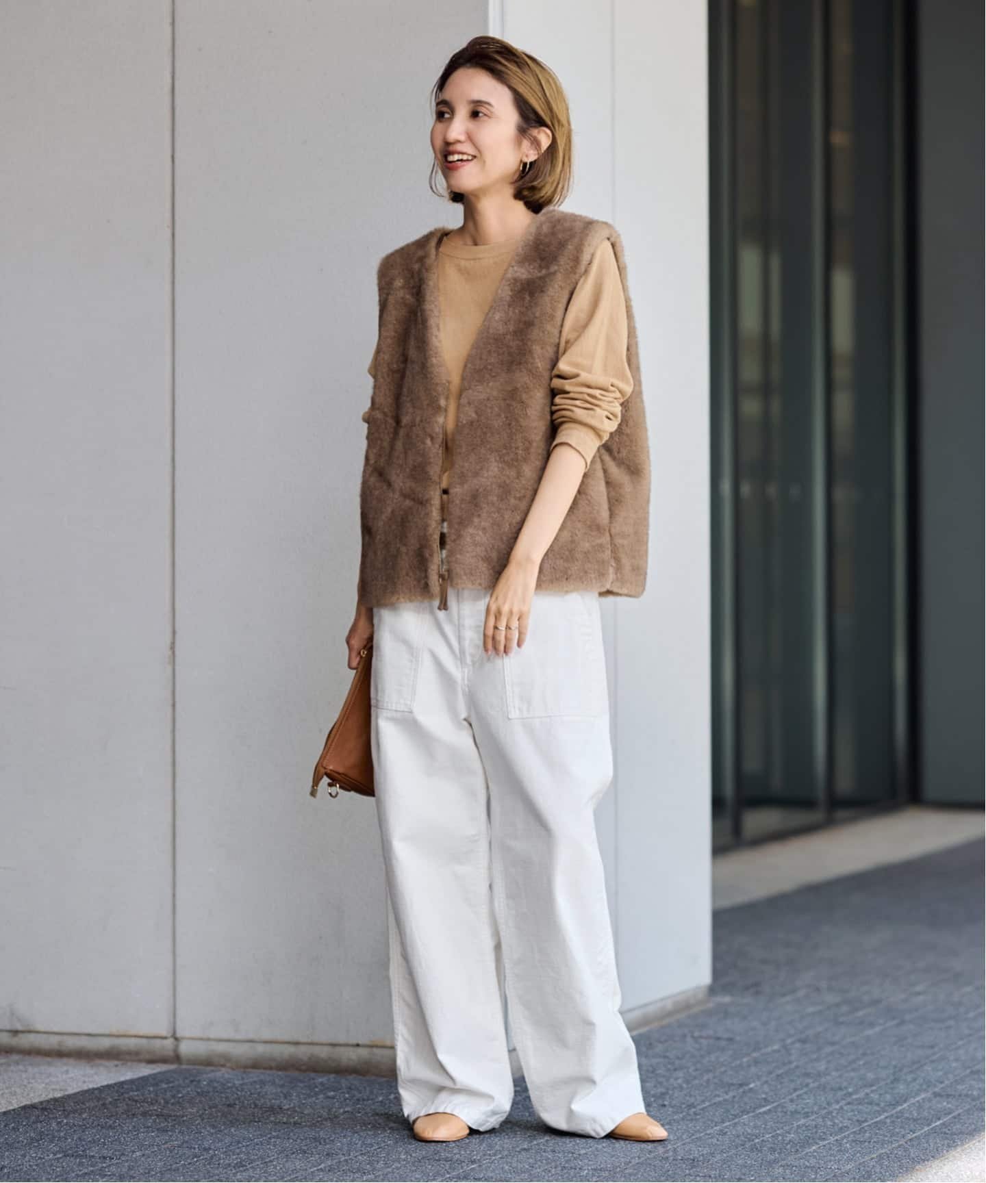 FRAMeWORK｜フェイクファーライナーベスト | Rakuten Fashion(楽天