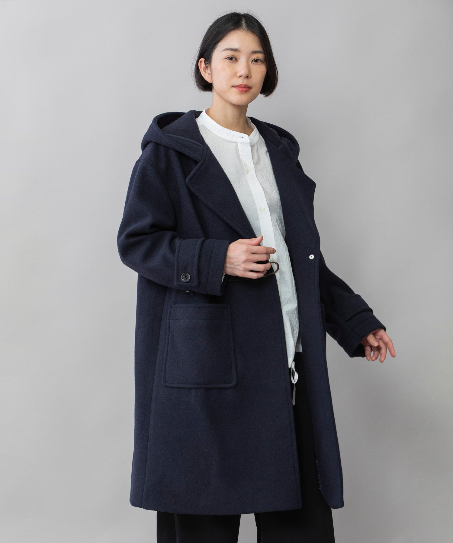 Munich｜マイクロシープダブルジャージダッフルコート | Rakuten