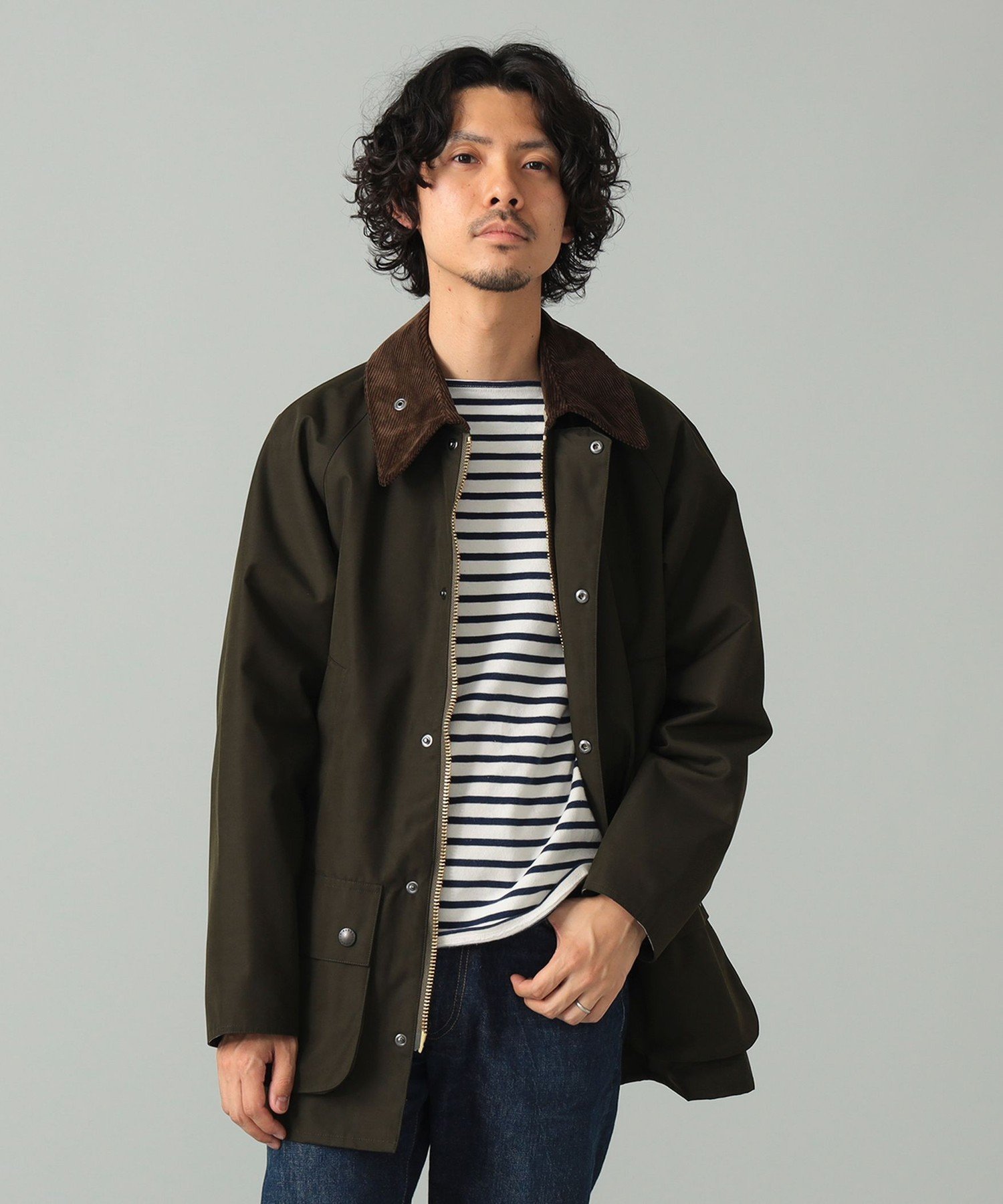 BEAMS MEN｜【別注】Barbour / BEDALE CLASSIC FIT ピーチスキン