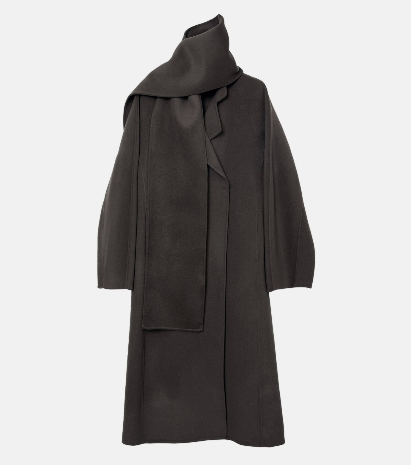LE CIEL BLEU｜ダブルフェイスラップコート/Double Face Wrap Coat