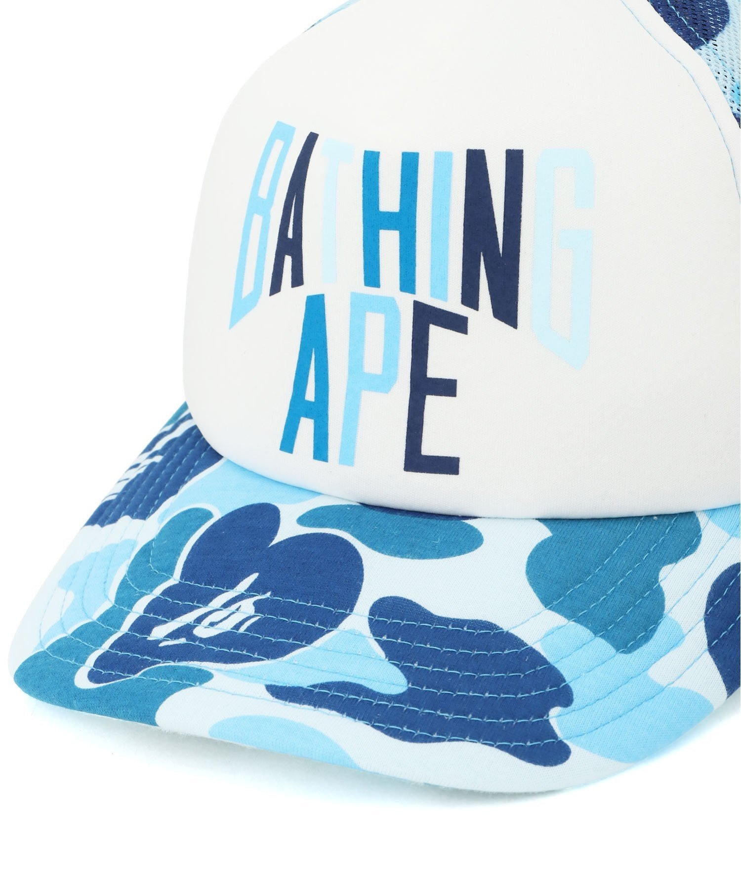 A BATHING APE｜ABC CAMO NYC LOGO MESH CAP | Rakuten Fashion(楽天